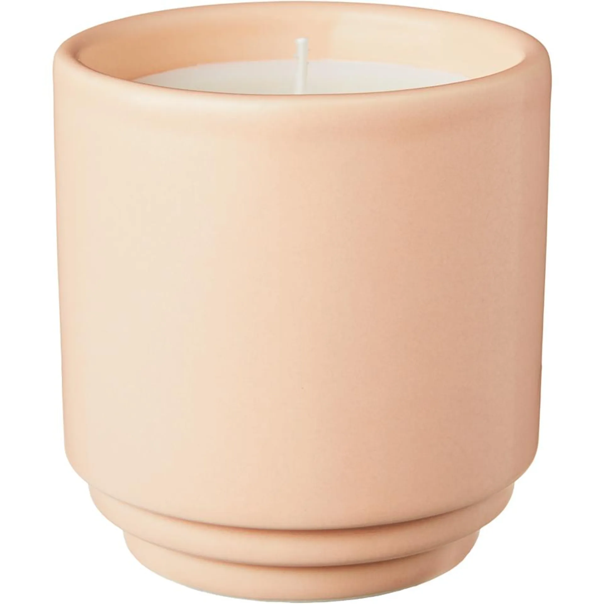 Citronella Lemongrass Candle - Matte Coral