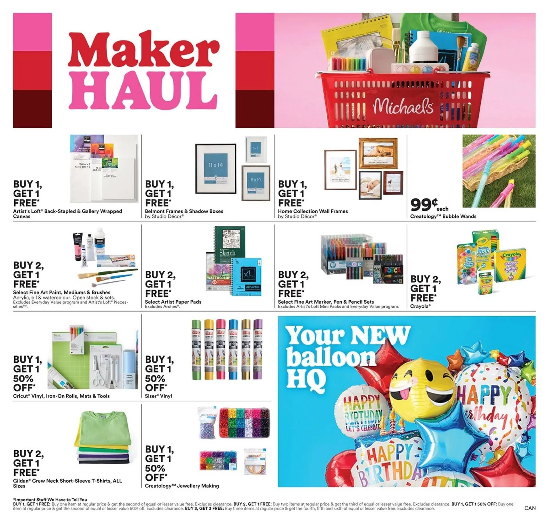 Michaels flyer from August 8 to August 14 2025 - flyer page 1
