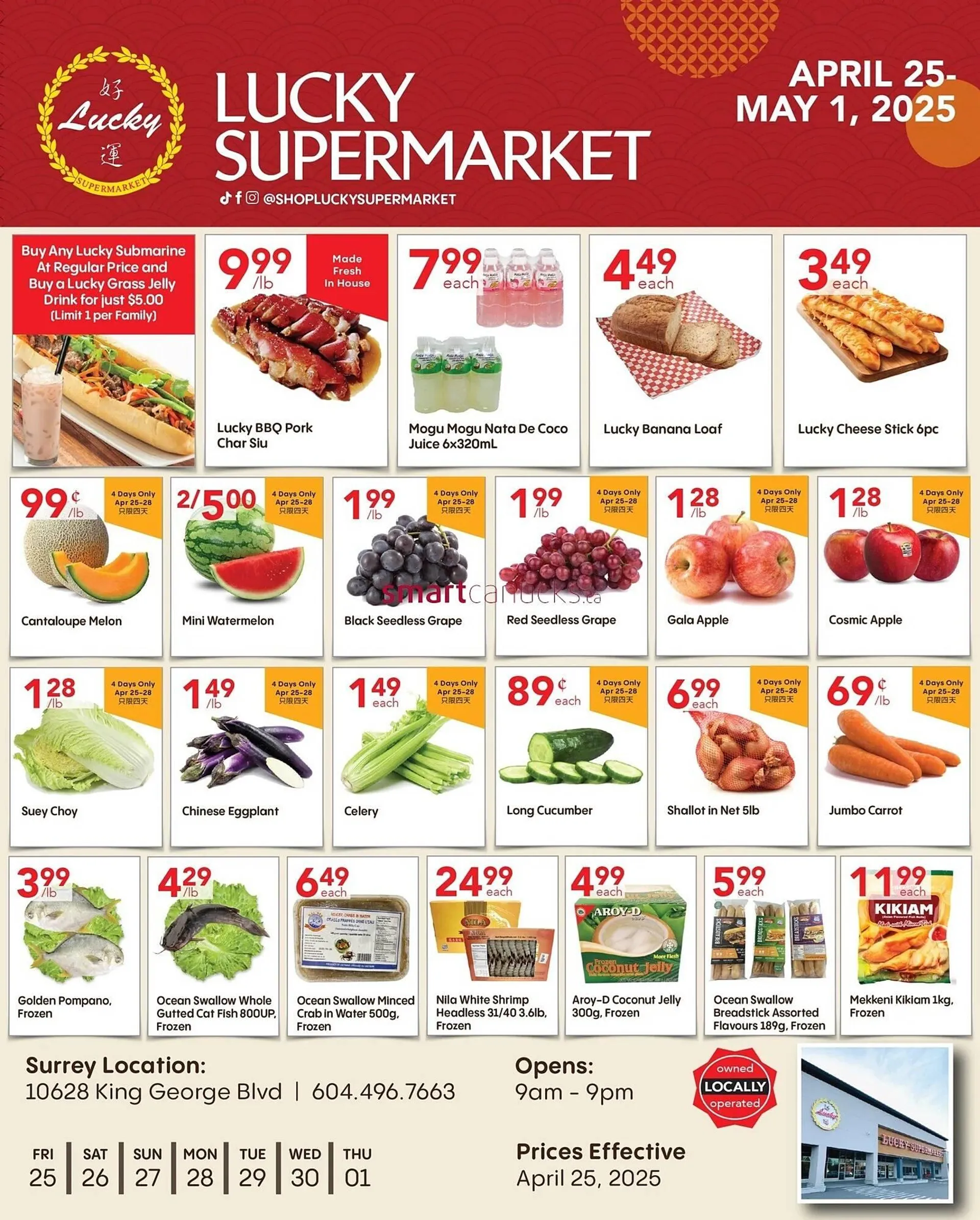 Lucky Supermarket flyer - 1