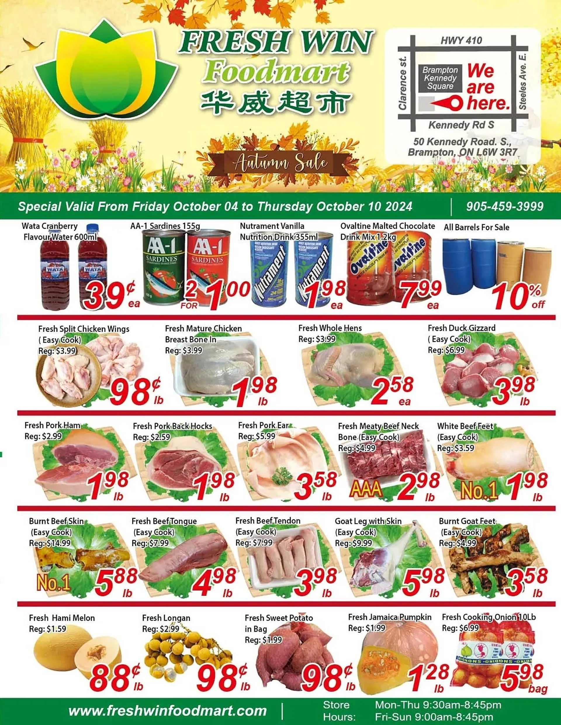 Fresh Win Foodmart flyer - 1