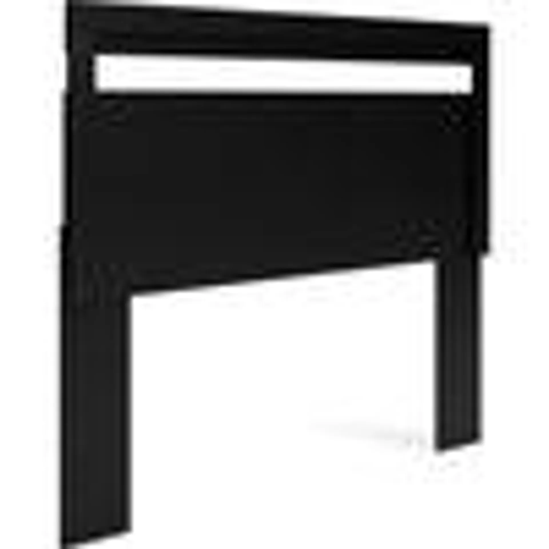 Finch Queen Panel Headboard - Black