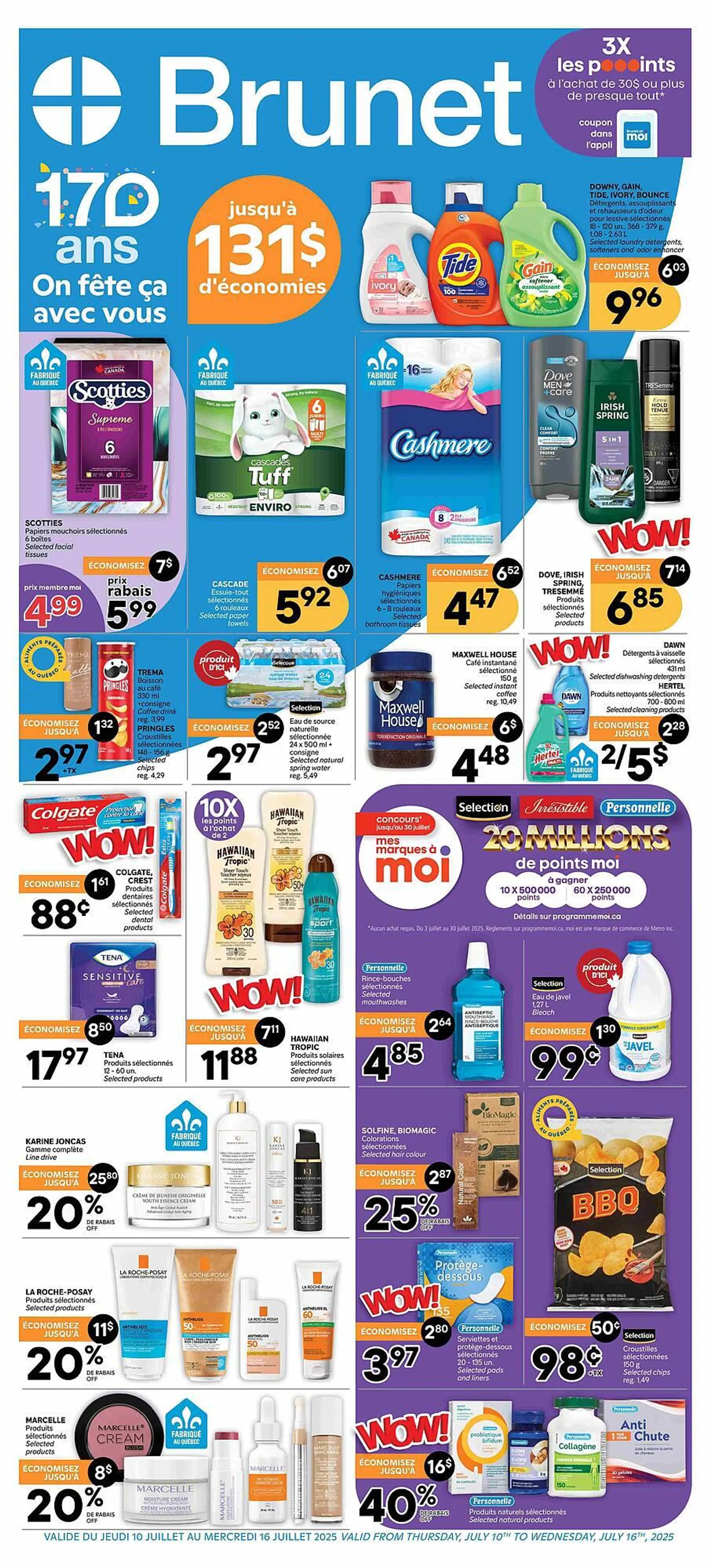 Brunet flyer from July 10 to July 16 2025 - flyer page 1