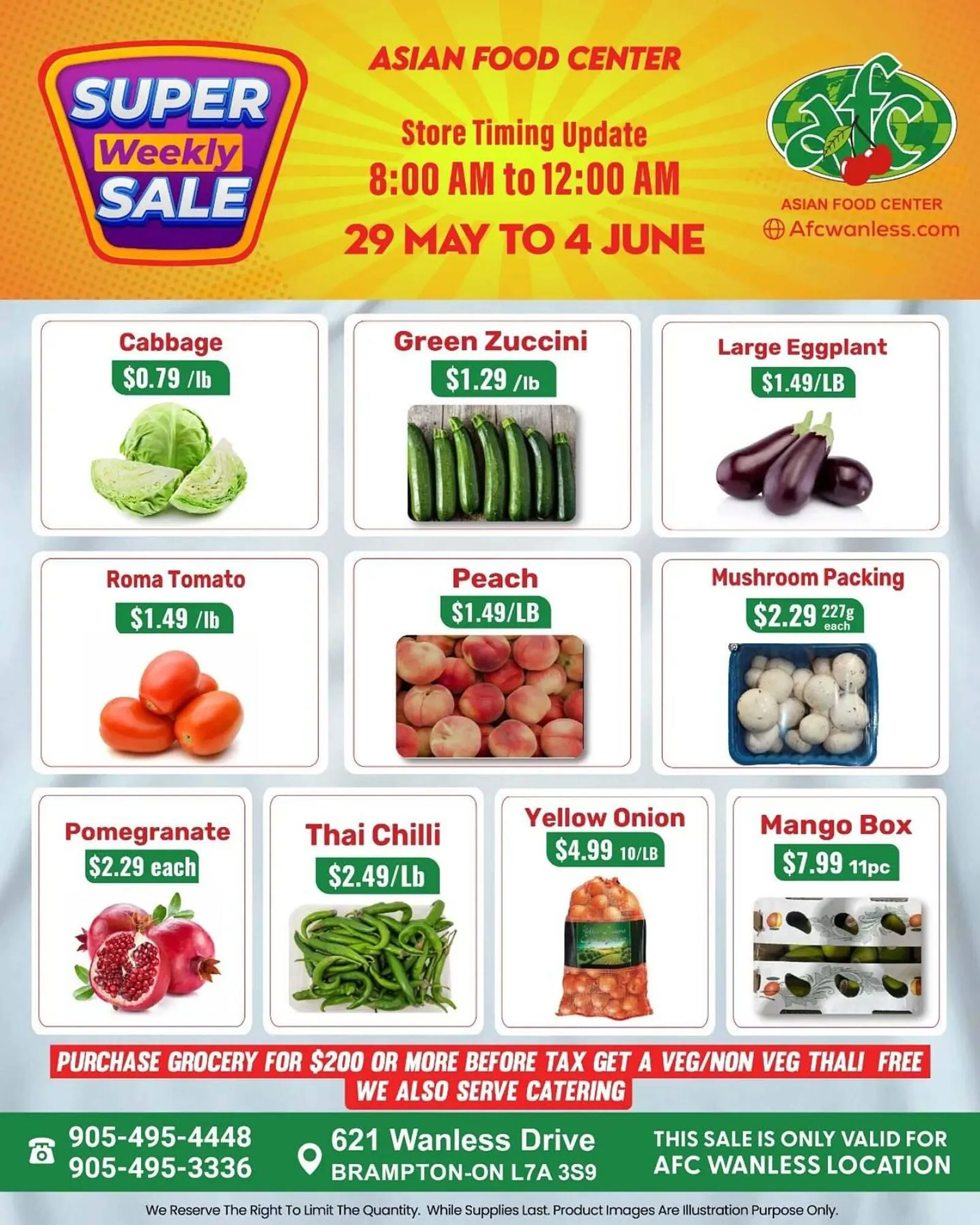Asian Food Centre flyer from May 29 to June 4 2025 - flyer page 1