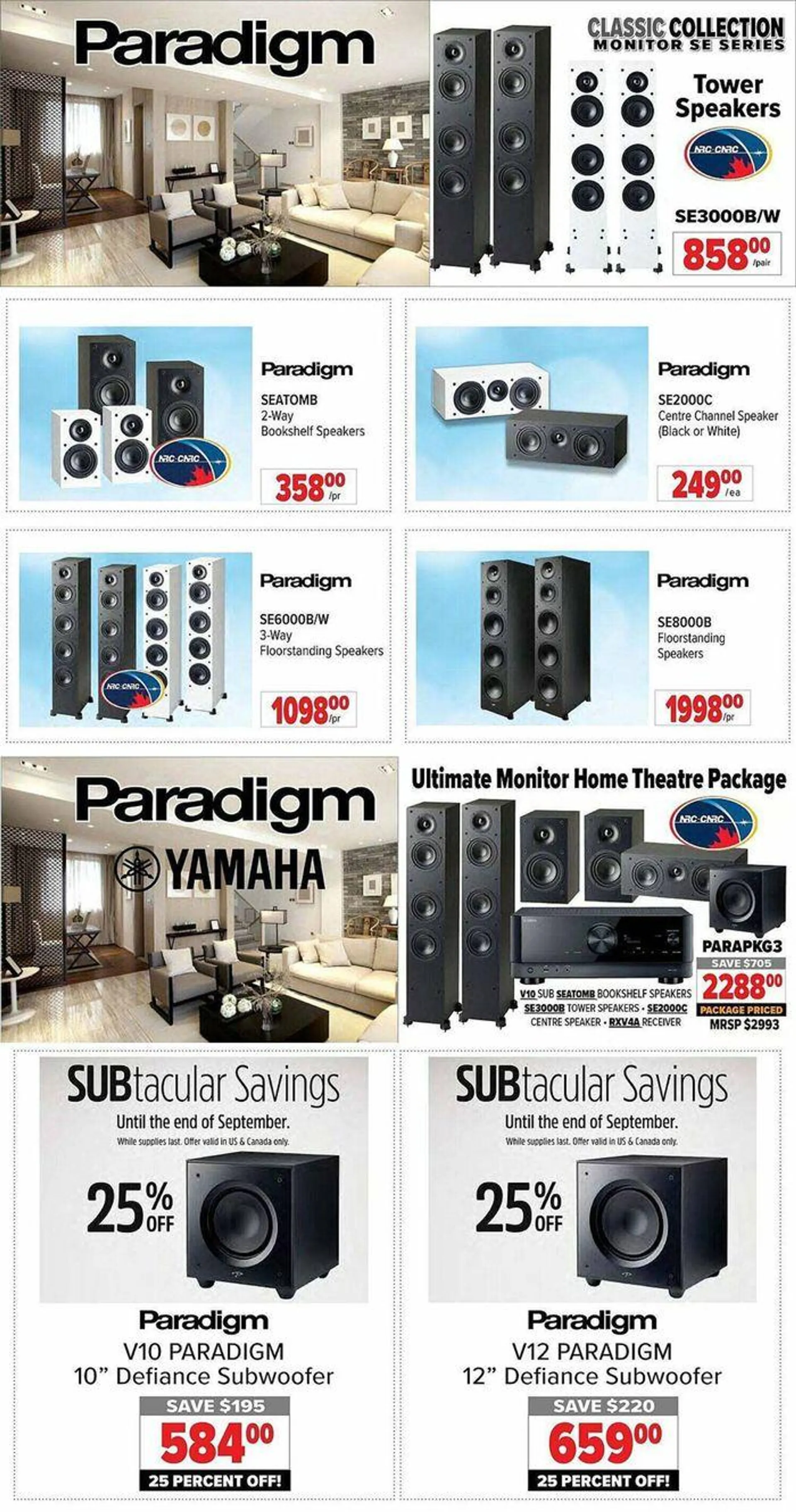 2001 Audio Video weekly flyer from September 20 to October 5 2024 - flyer page 3