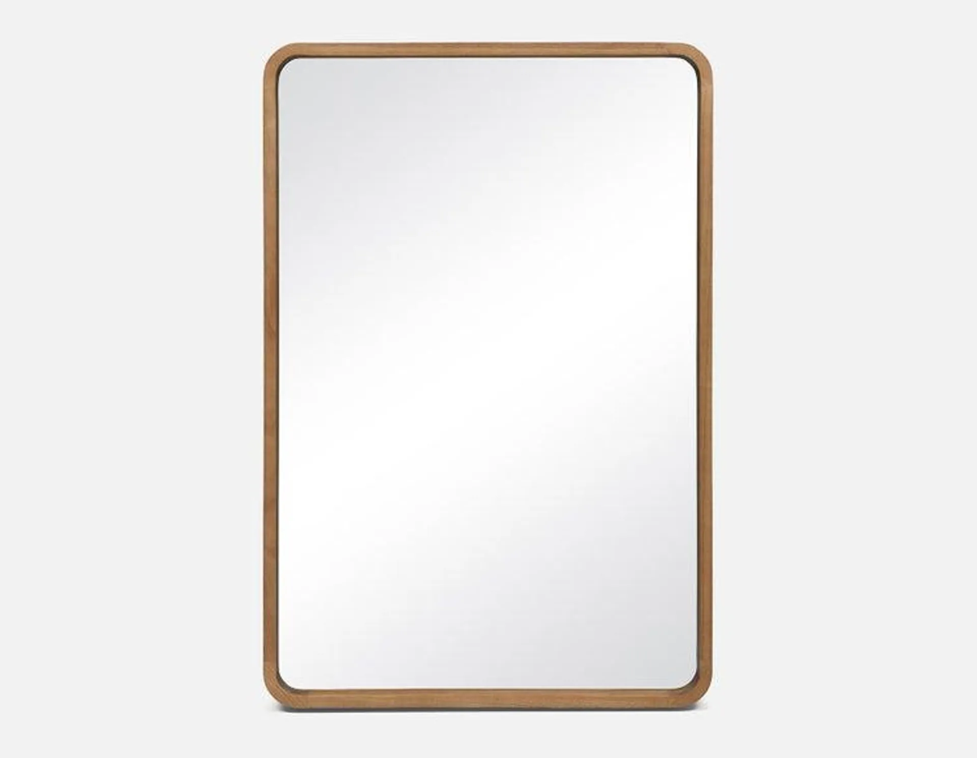 mirror with paulownia wood frame 63 cm x 94 cm