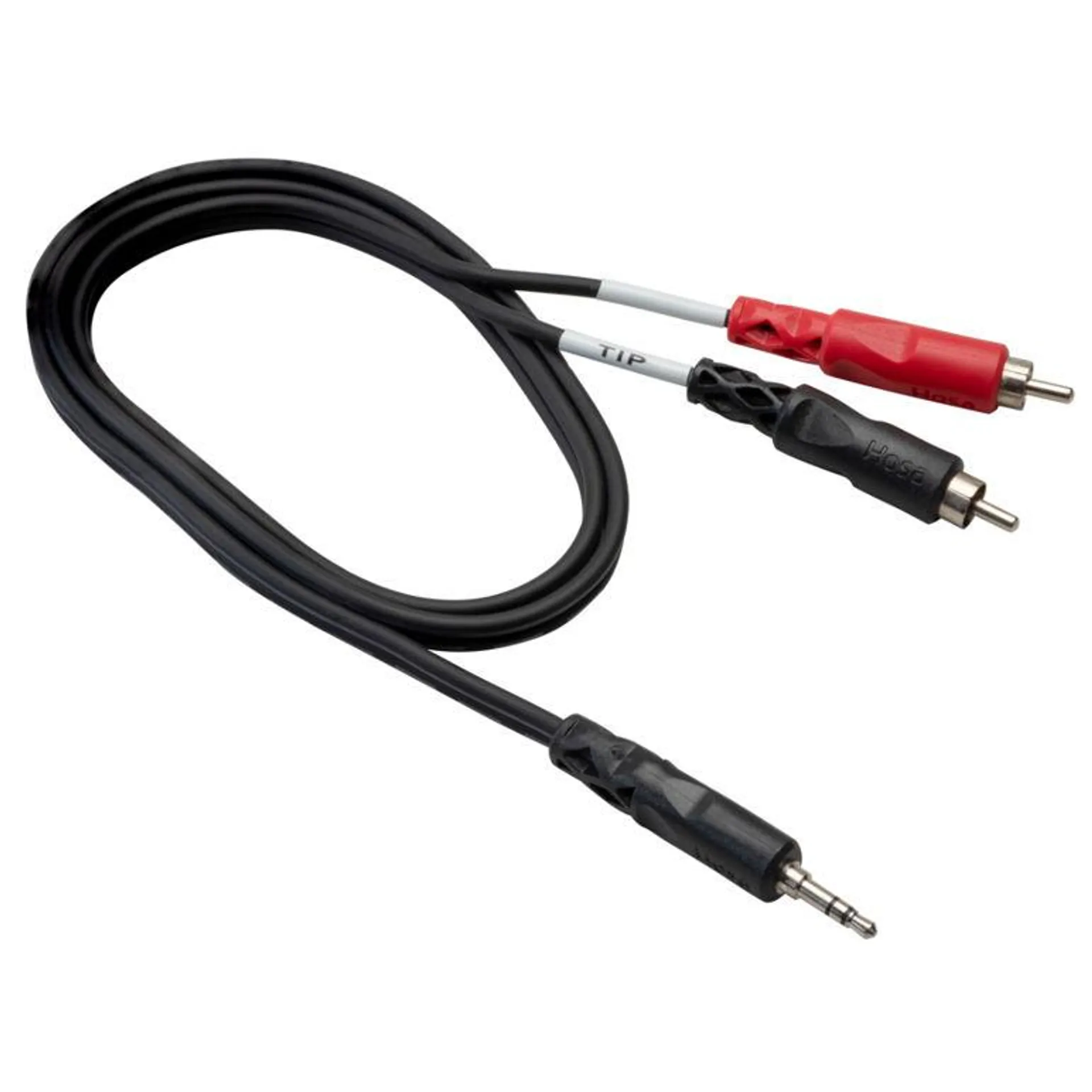 Hosa 3.5mm TRS to 2X RCA Cable, 3'