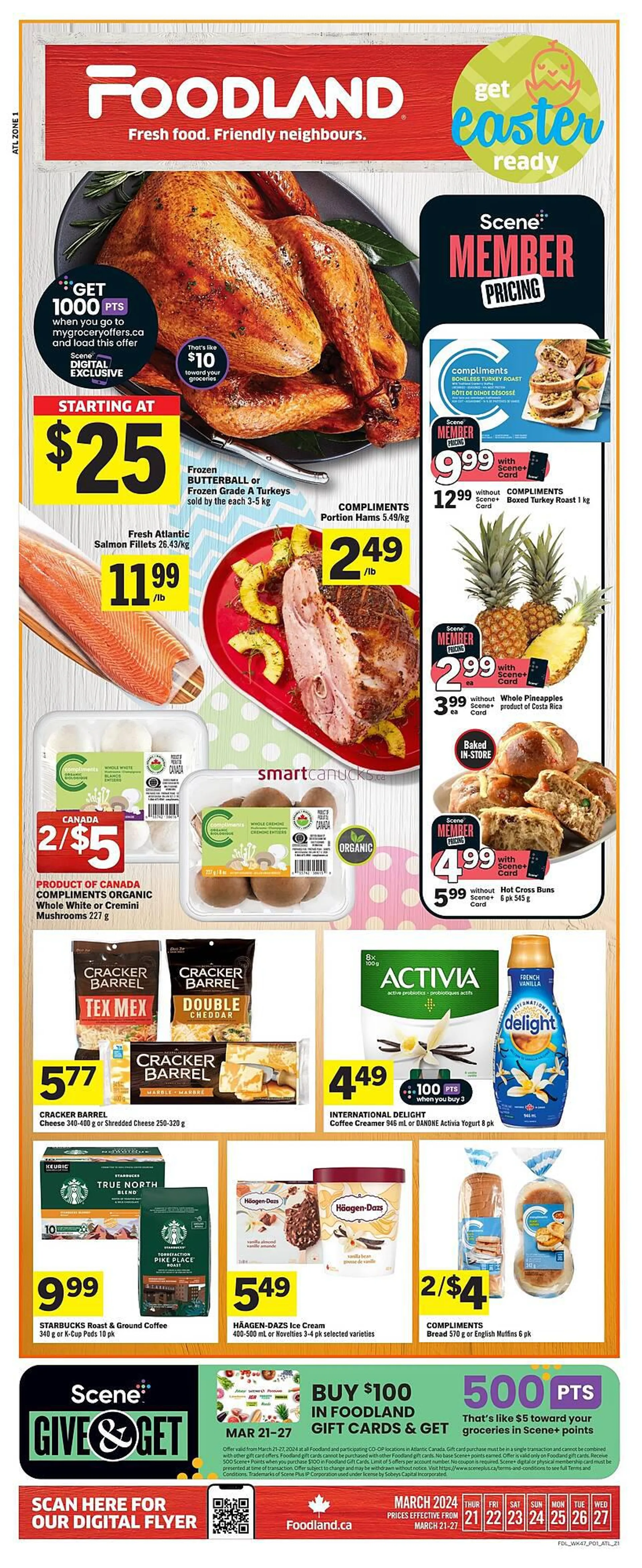 Foodland flyer from March 21 to March 27 2024 - flyer page 1