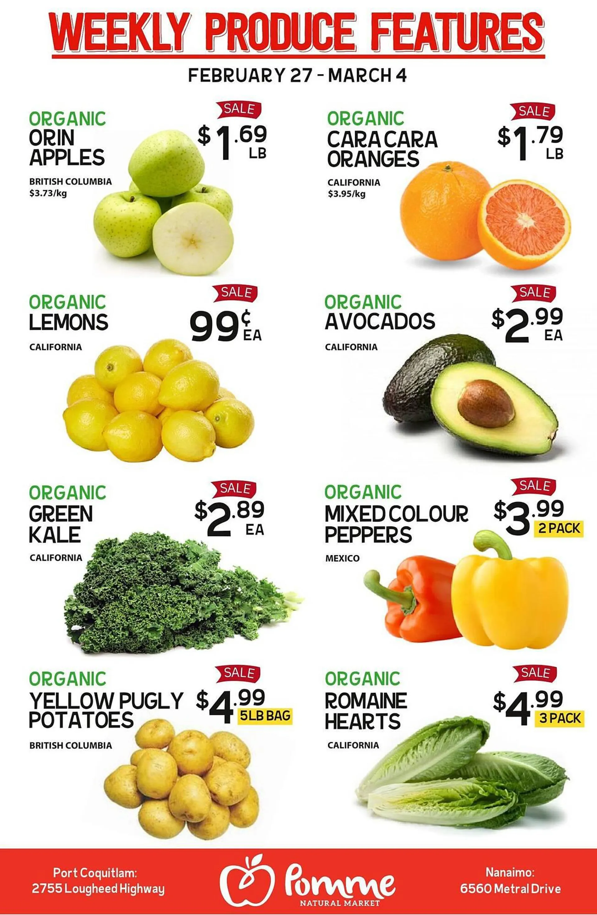 Pomme Natural Market flyer from February 27 to March 4 2024 - flyer page 