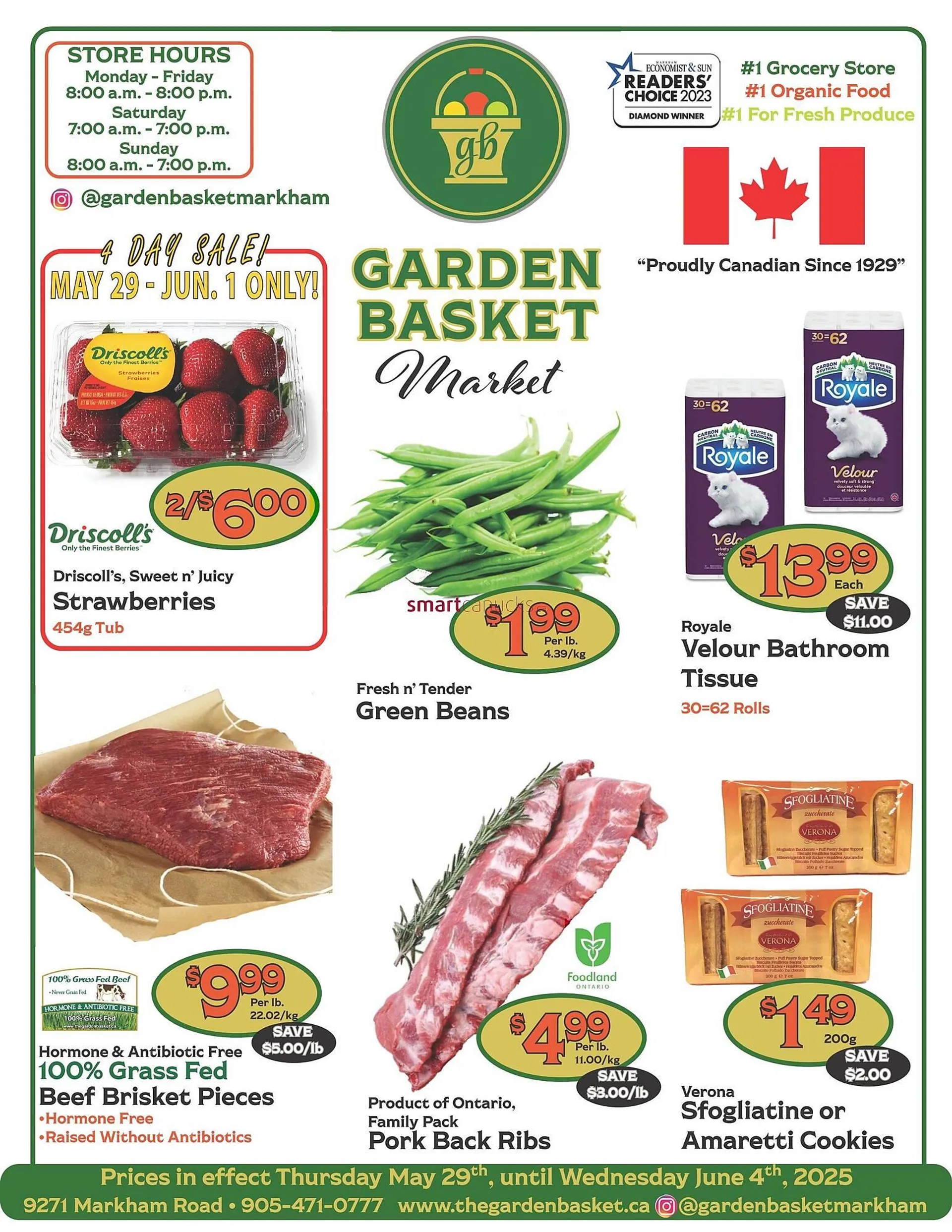 The Garden Basket flyer from May 29 to June 4 2025 - flyer page 1