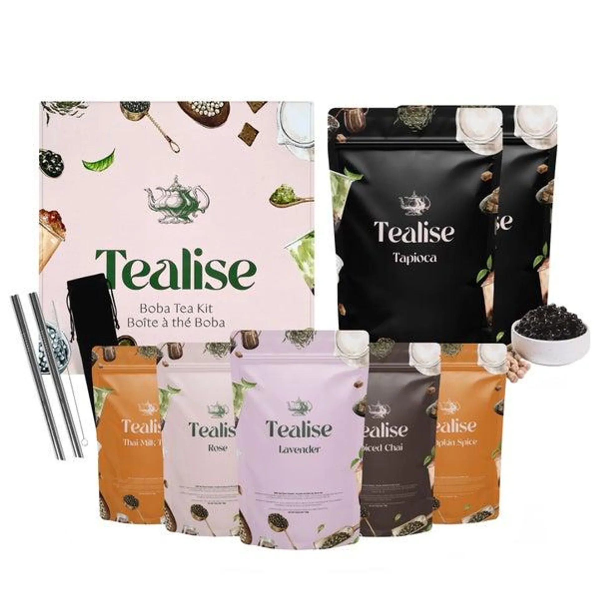 Tealise Milk Tea Bubble Tea Kit