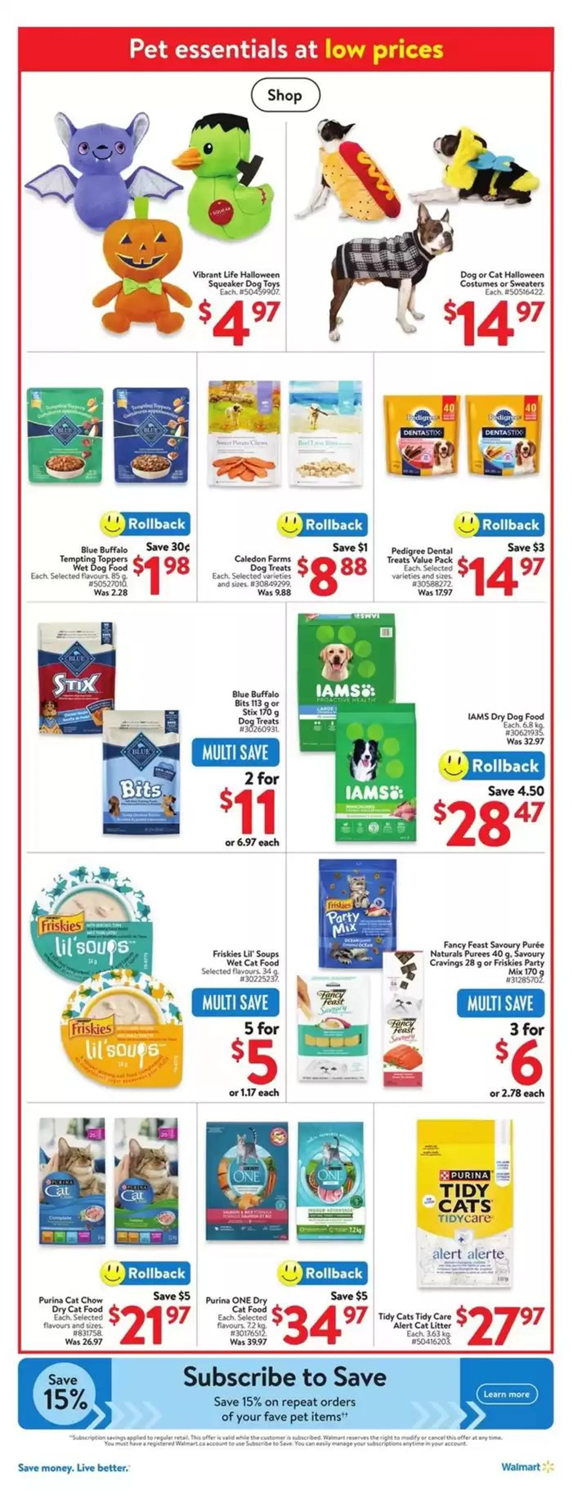 Walmart flyer from October 10 to October 16 2024 - flyer page 11