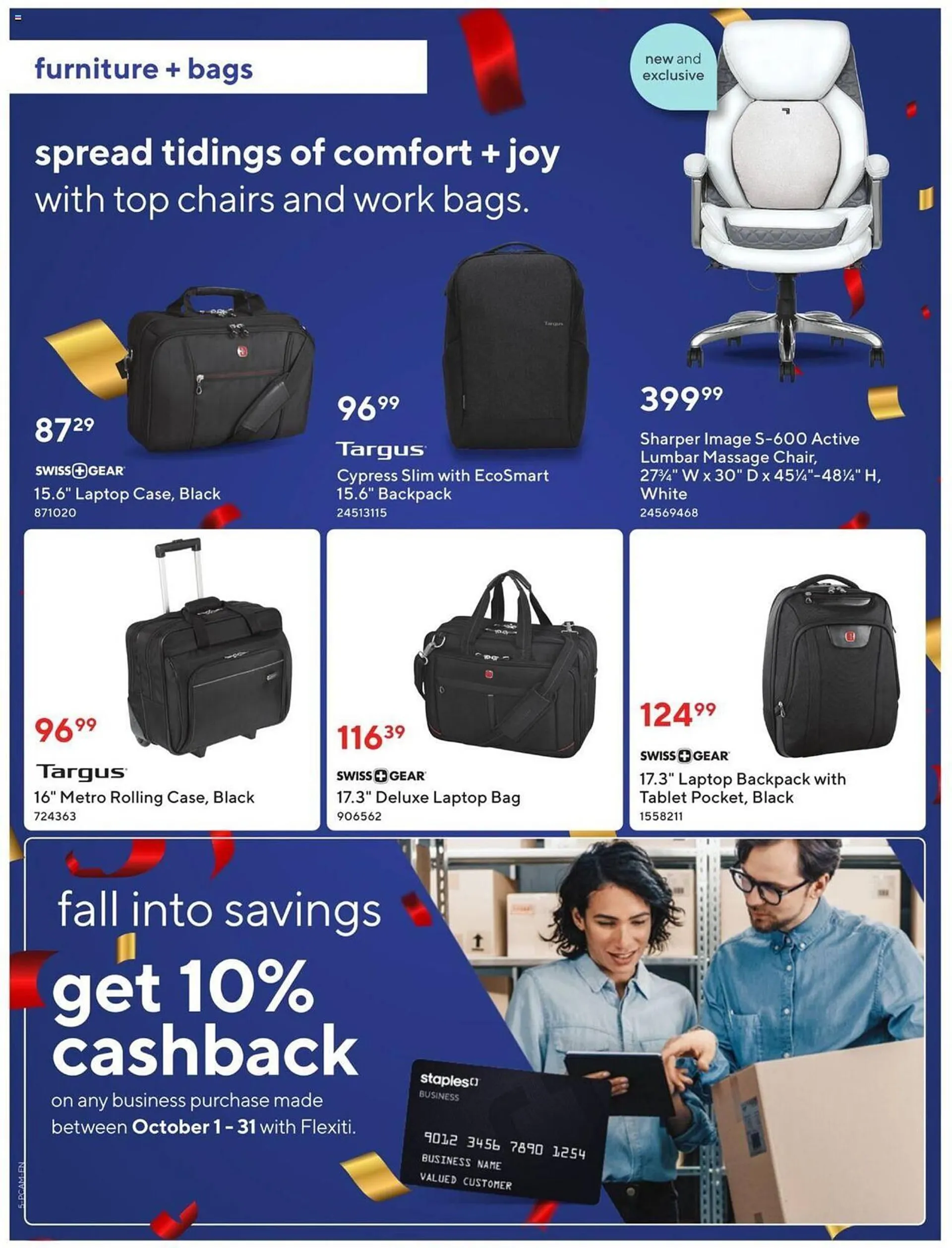 Staples flyer from September 25 to December 18 2024 - flyer page 5