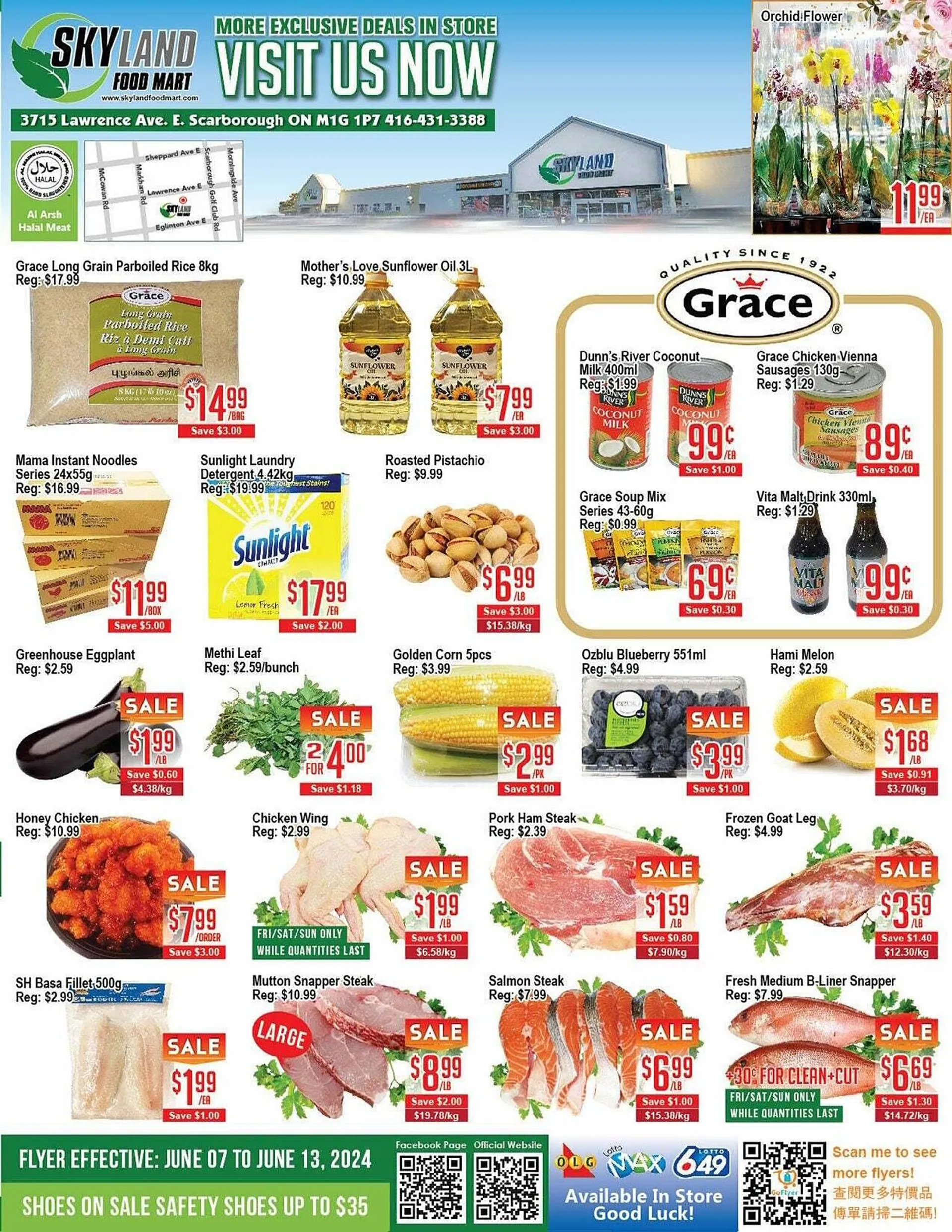 Skyland Foodmart flyer - 1