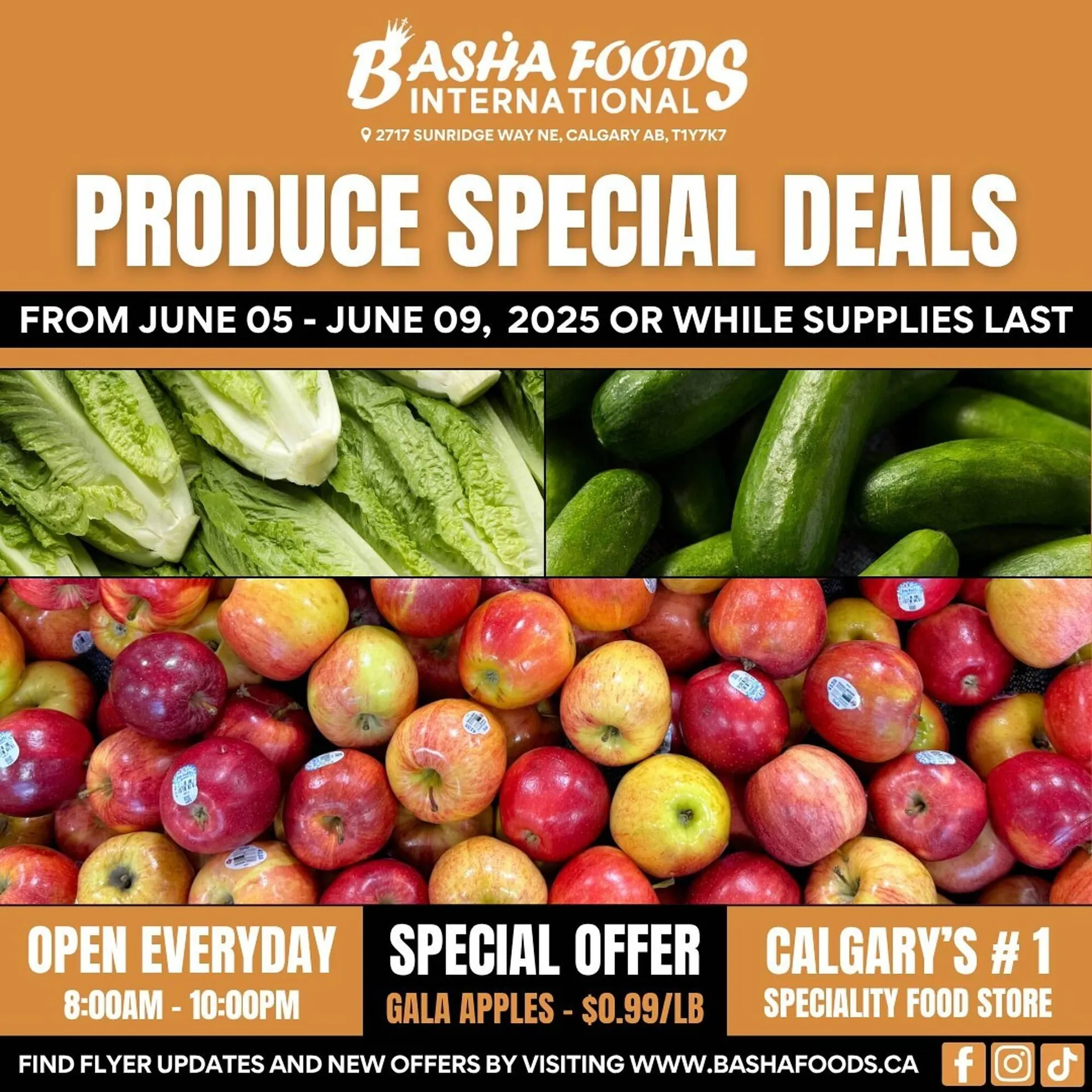 Basha Foods flyer from June 5 to June 9 2025 - flyer page 1