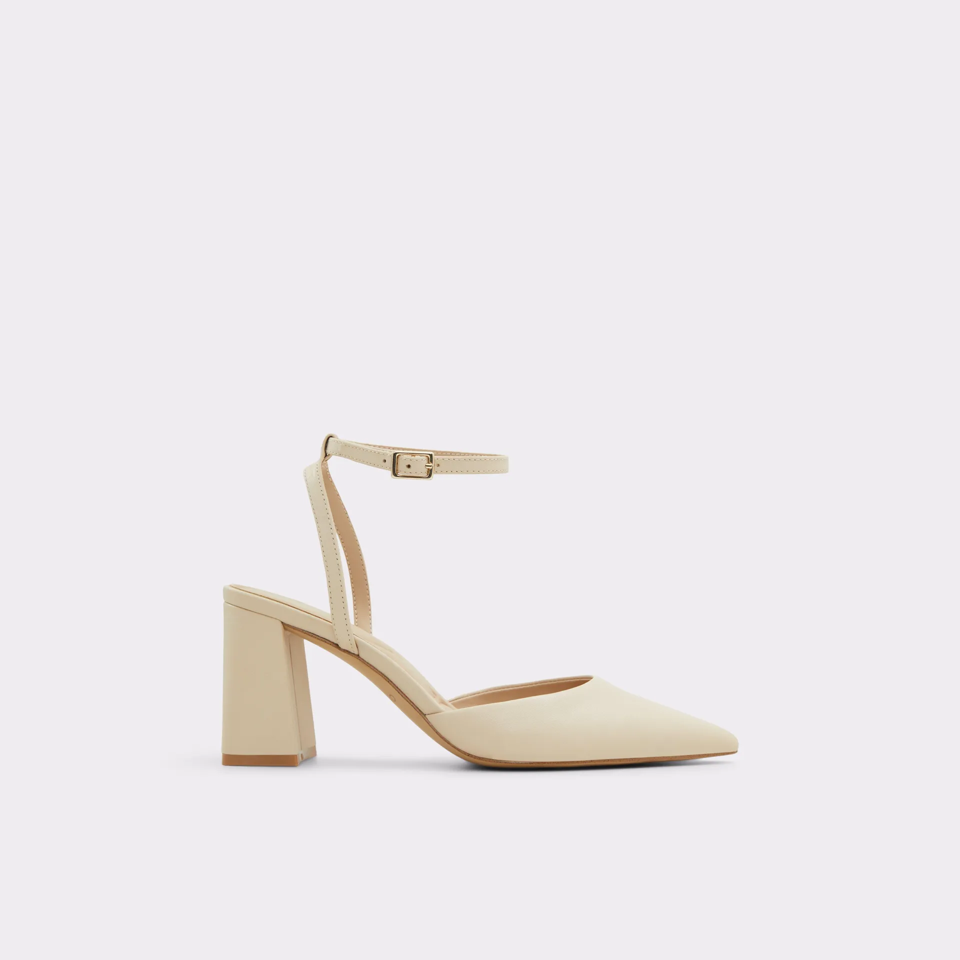 Strappy block heel