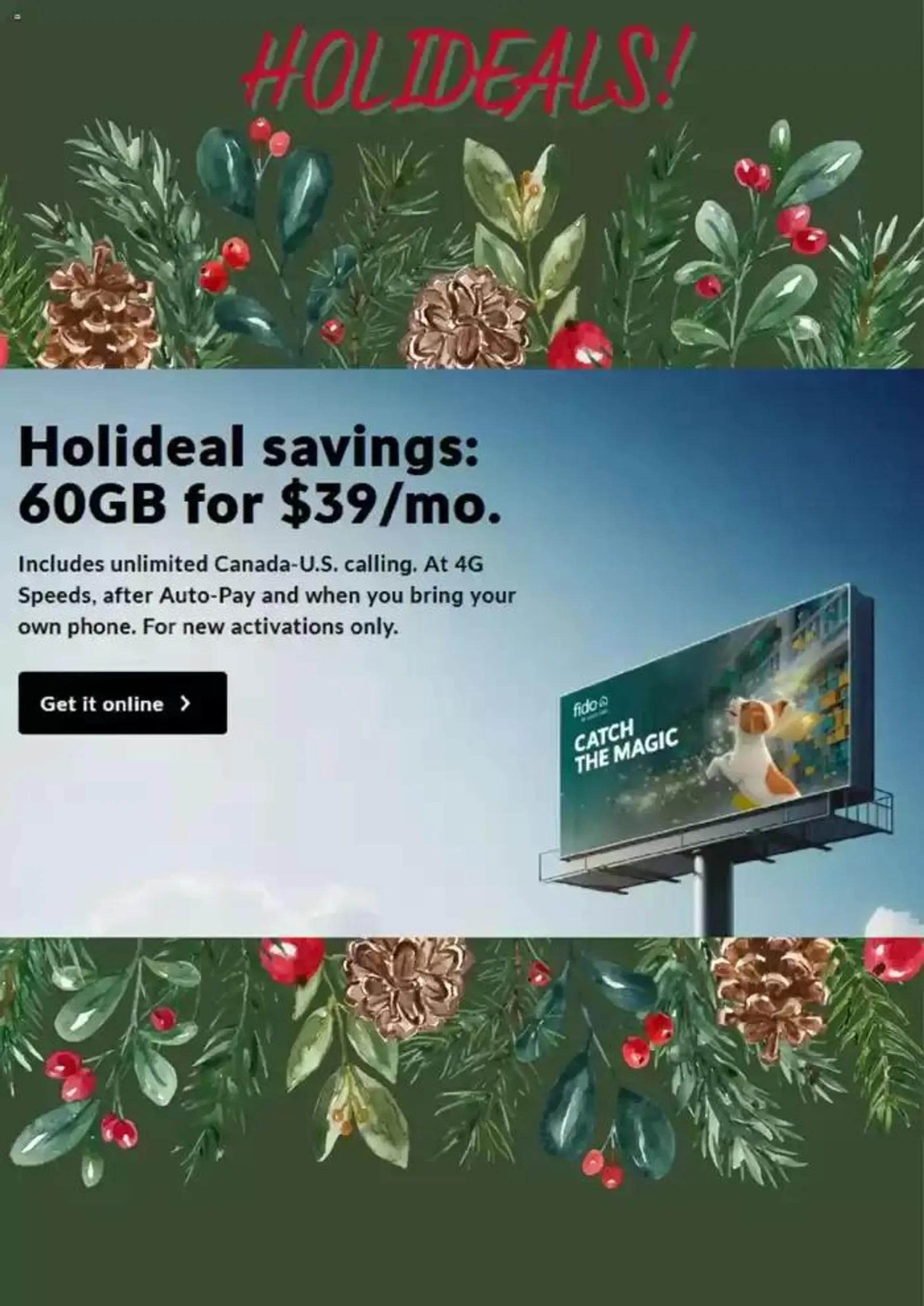 Fido Holideals from December 11 to January 6 2025 - flyer page 2