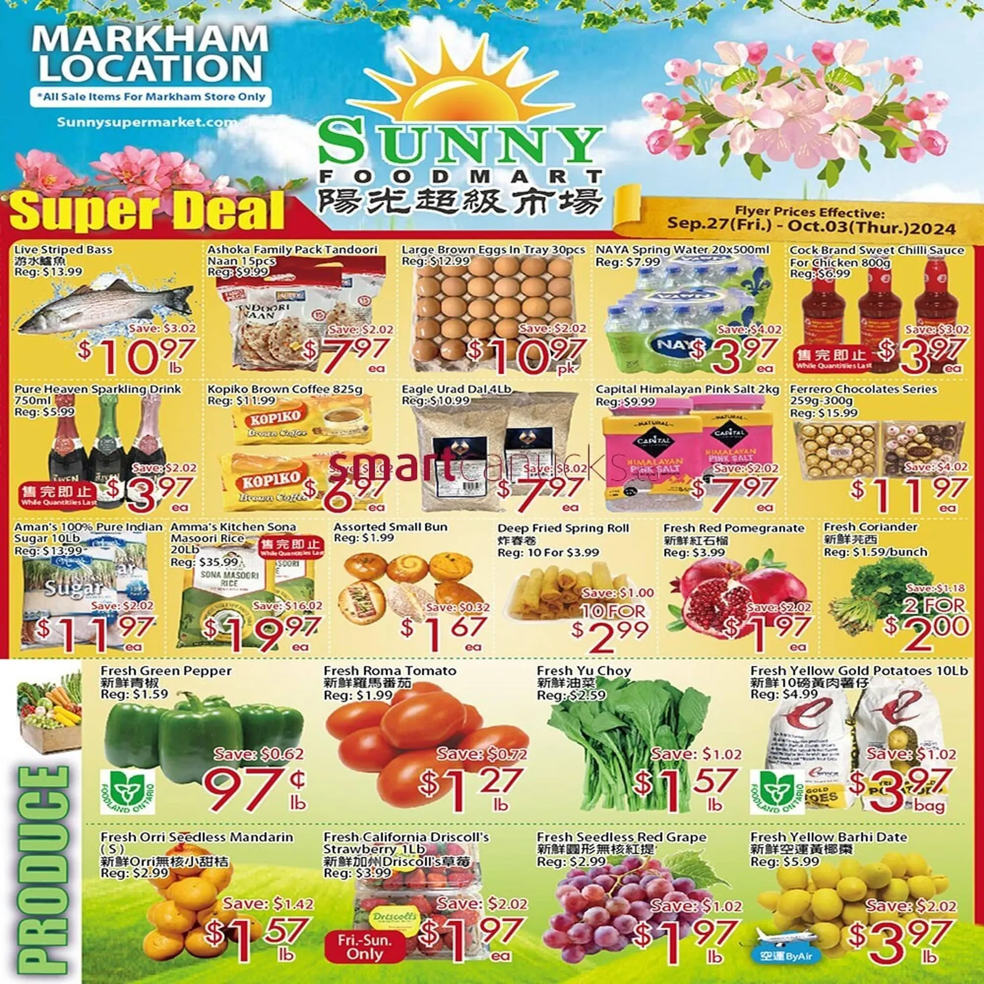 Sunny Food Mart flyer - 1