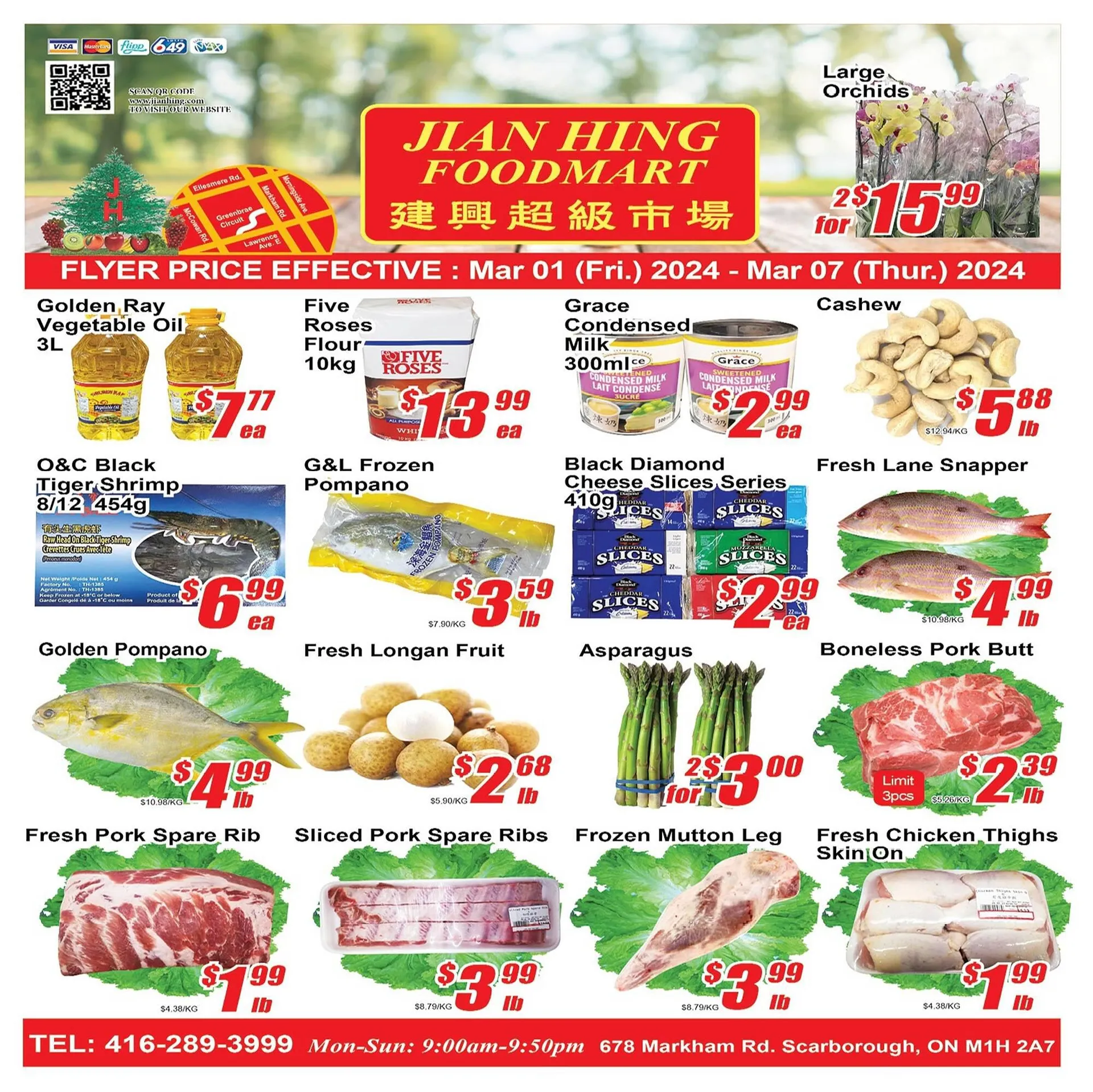 Jian Hing Supermarket flyer from March 1 to March 28 2024 - flyer page 1