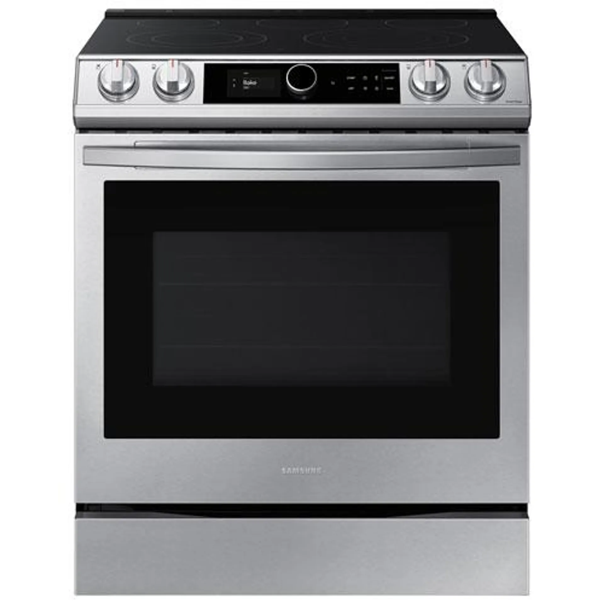 Samsung 30" 6.3 Cu. Ft. True Convection Slide-In Electric Air Fry Range (NE63T8711SS) - Stainless