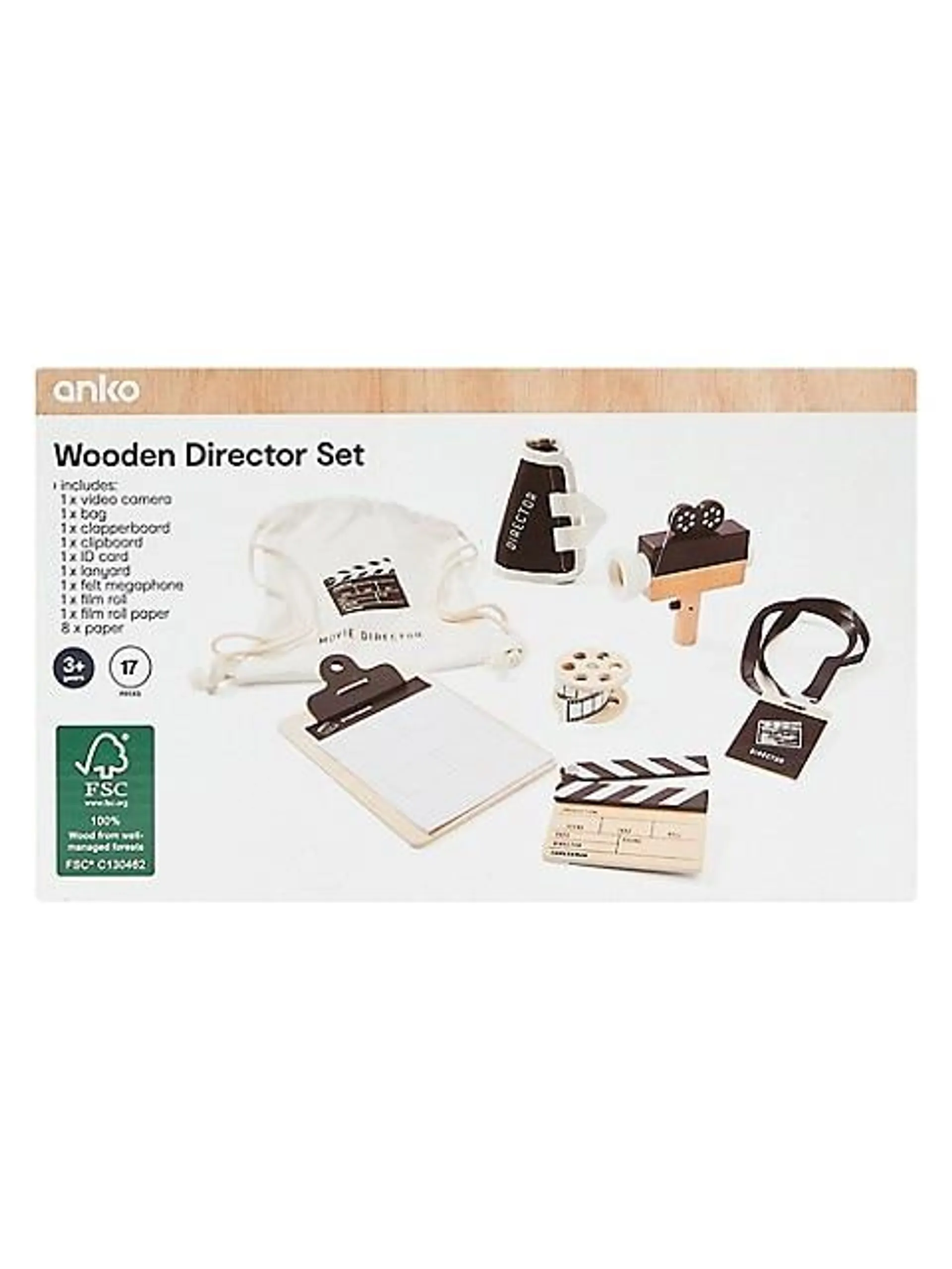 Wooden Director Set