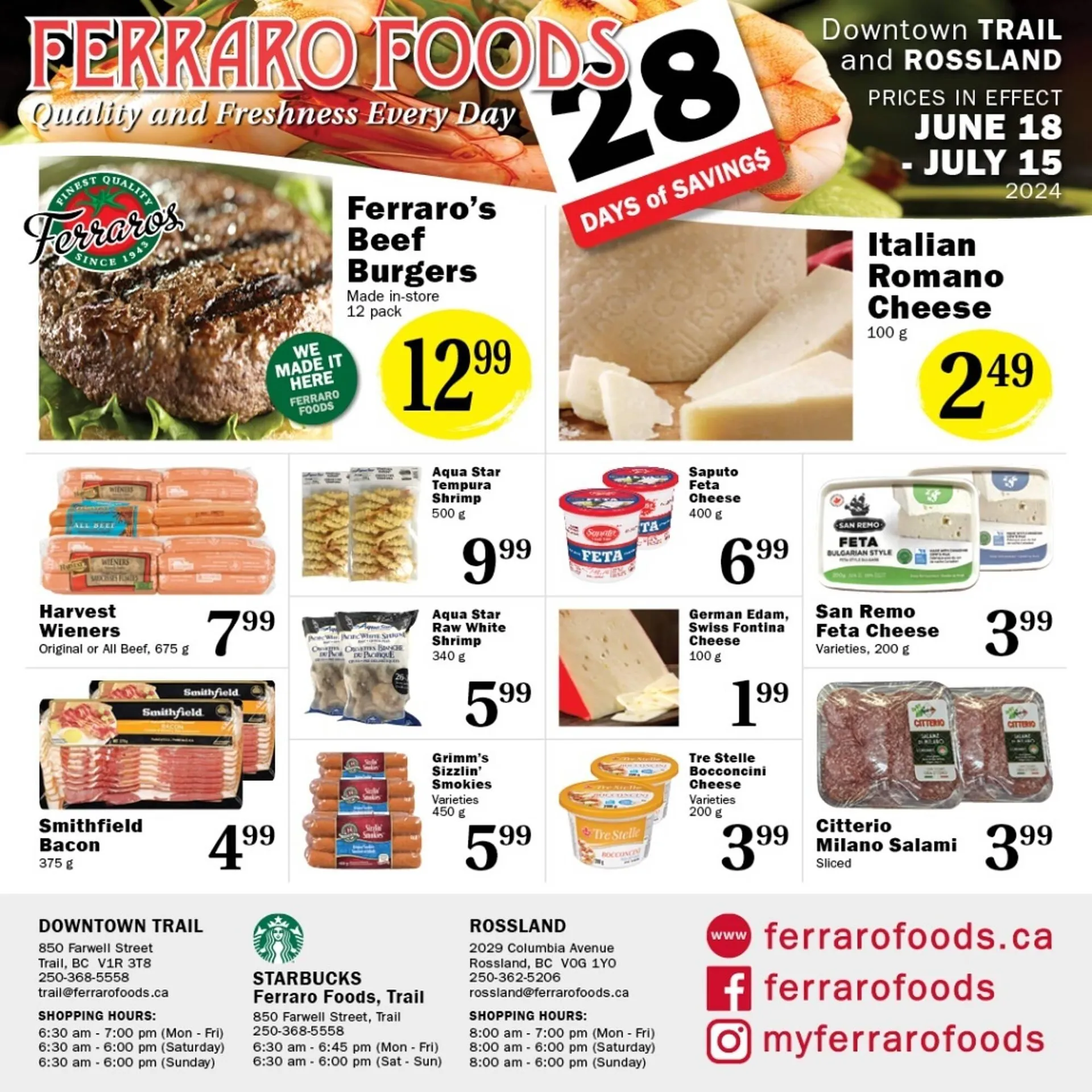 Ferraro Foods flyer - 1