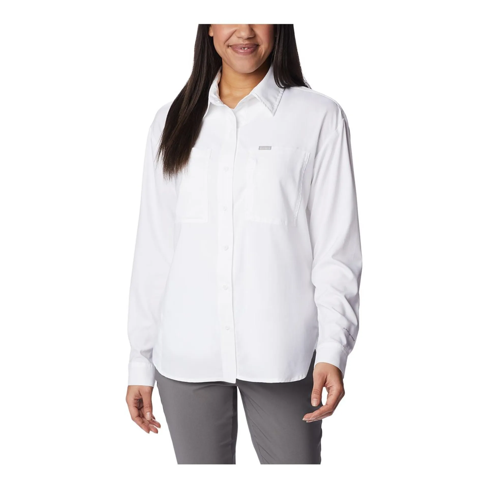 Columbia Women's Silver Ridge Omni-Shade Long Sleeve Shirt - Plus Size