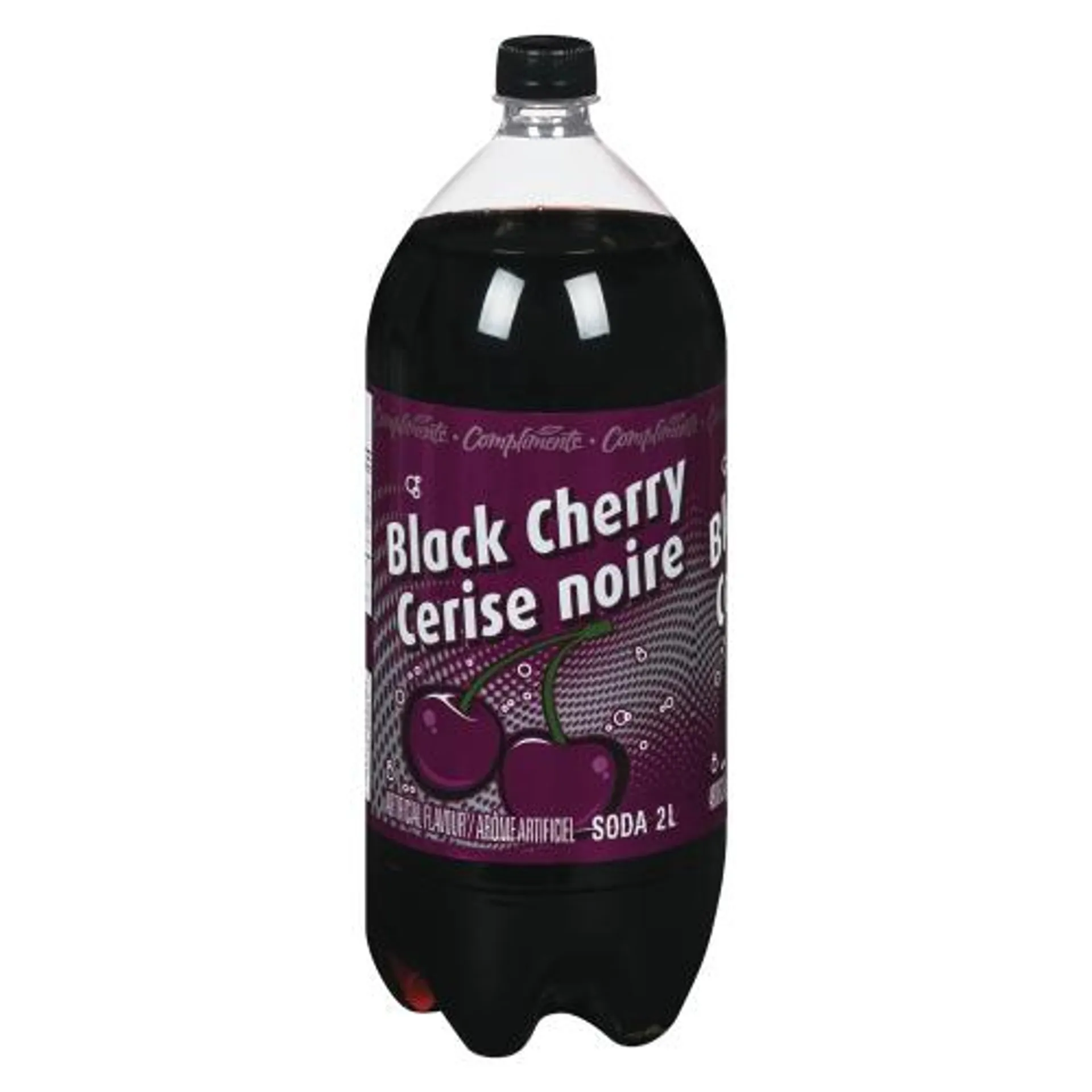 Compliments Black Cherry Soda, 2 l