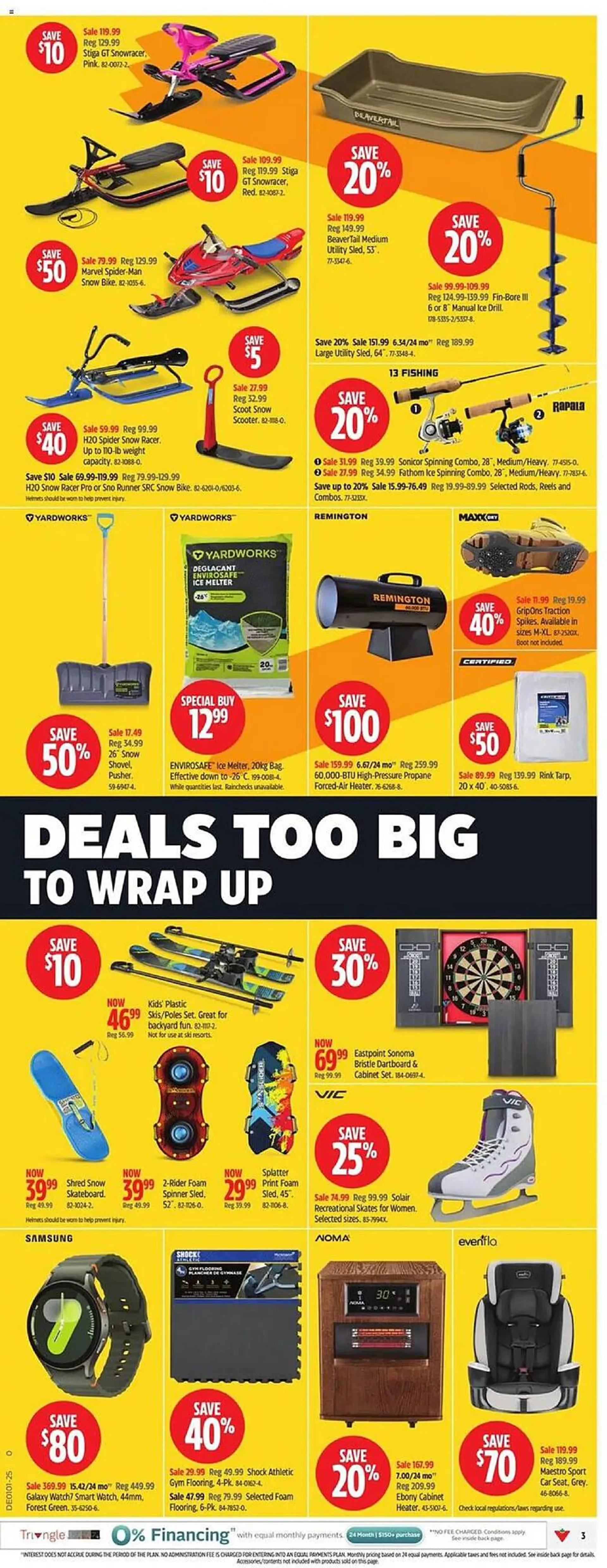 Canadian Tire flyer from December 26 to January 2 2025 - flyer page 5