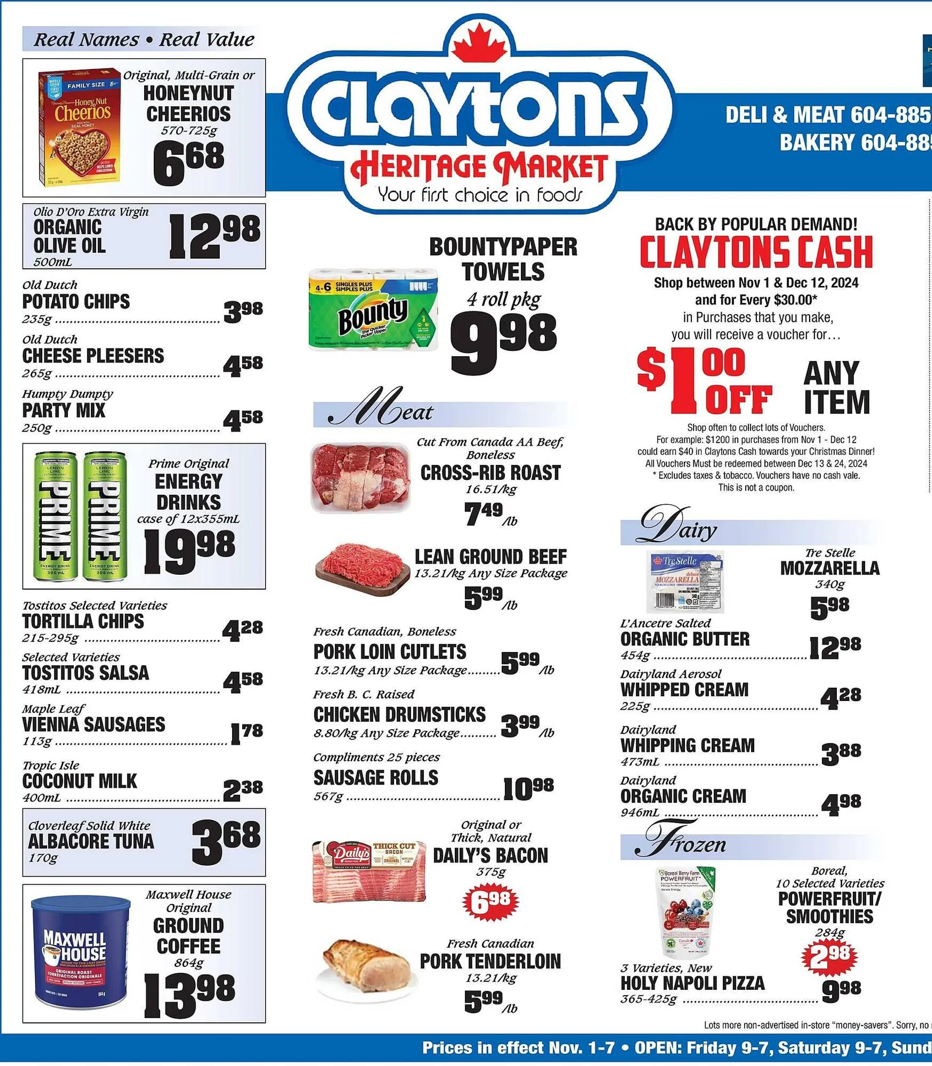 Claytons Heritage Market flyer - 1