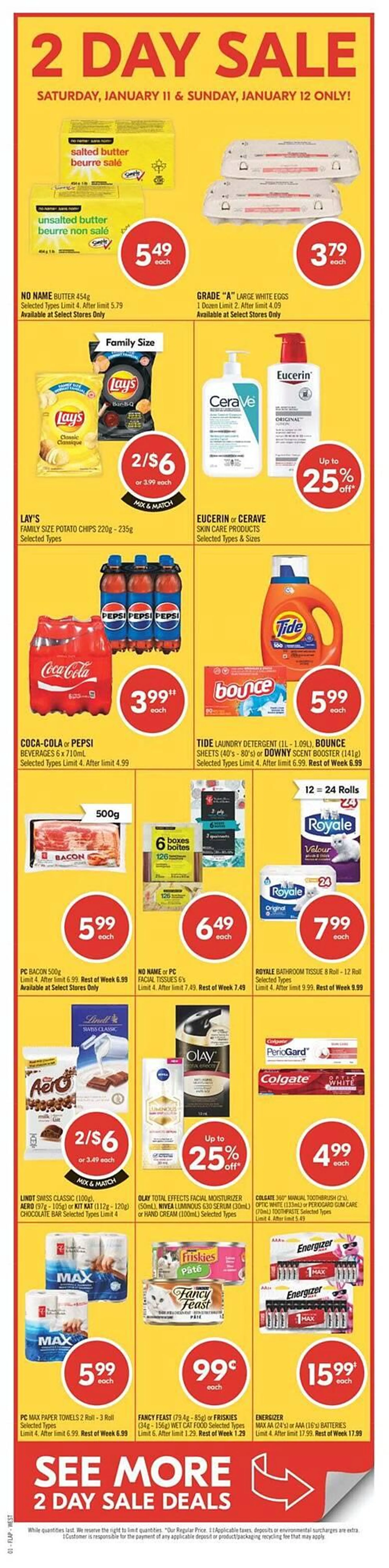 Shoppers Drug Mart flyer from January 9 to January 16 2025 - flyer page 2