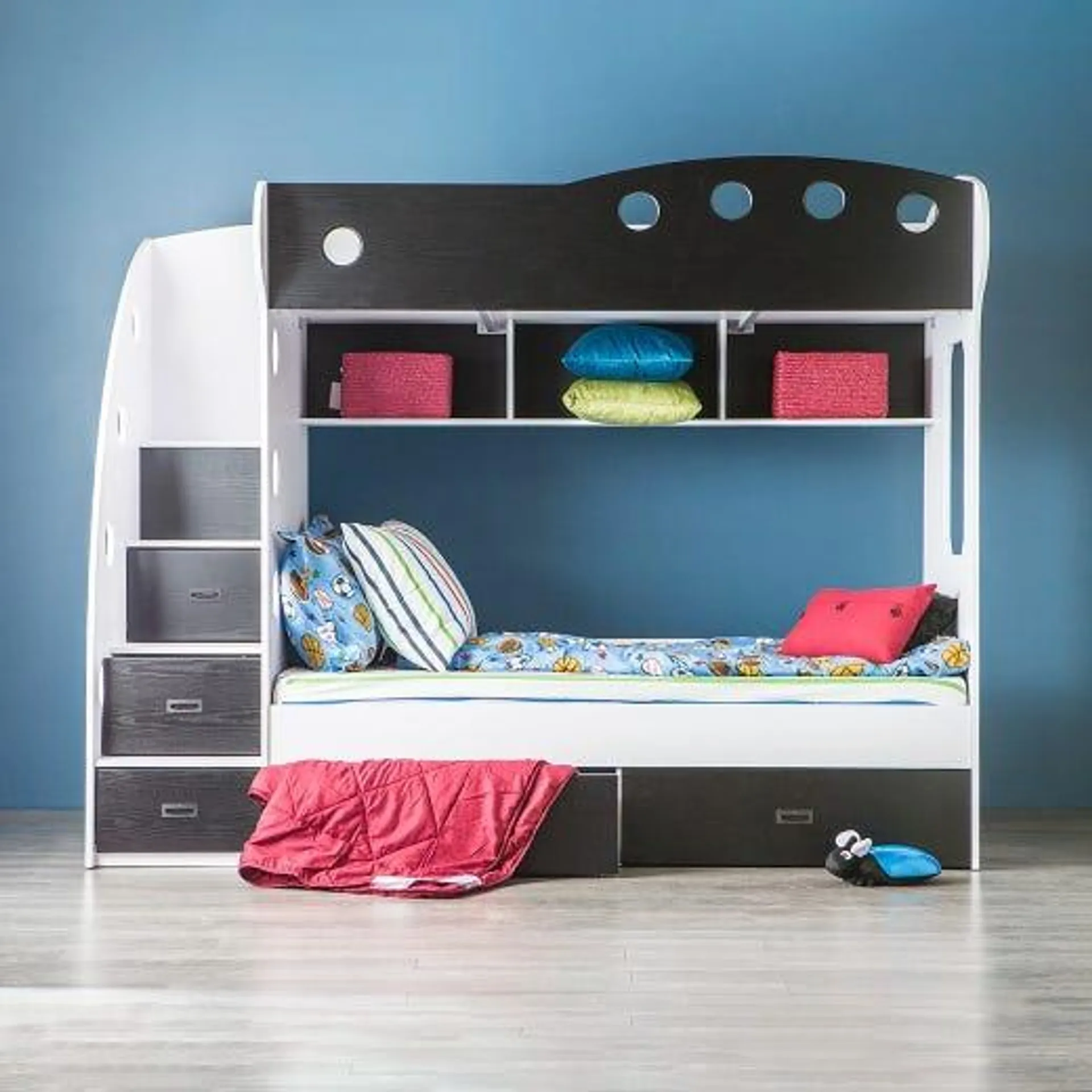 Bunk Bed With Storage (Twin + Twin)