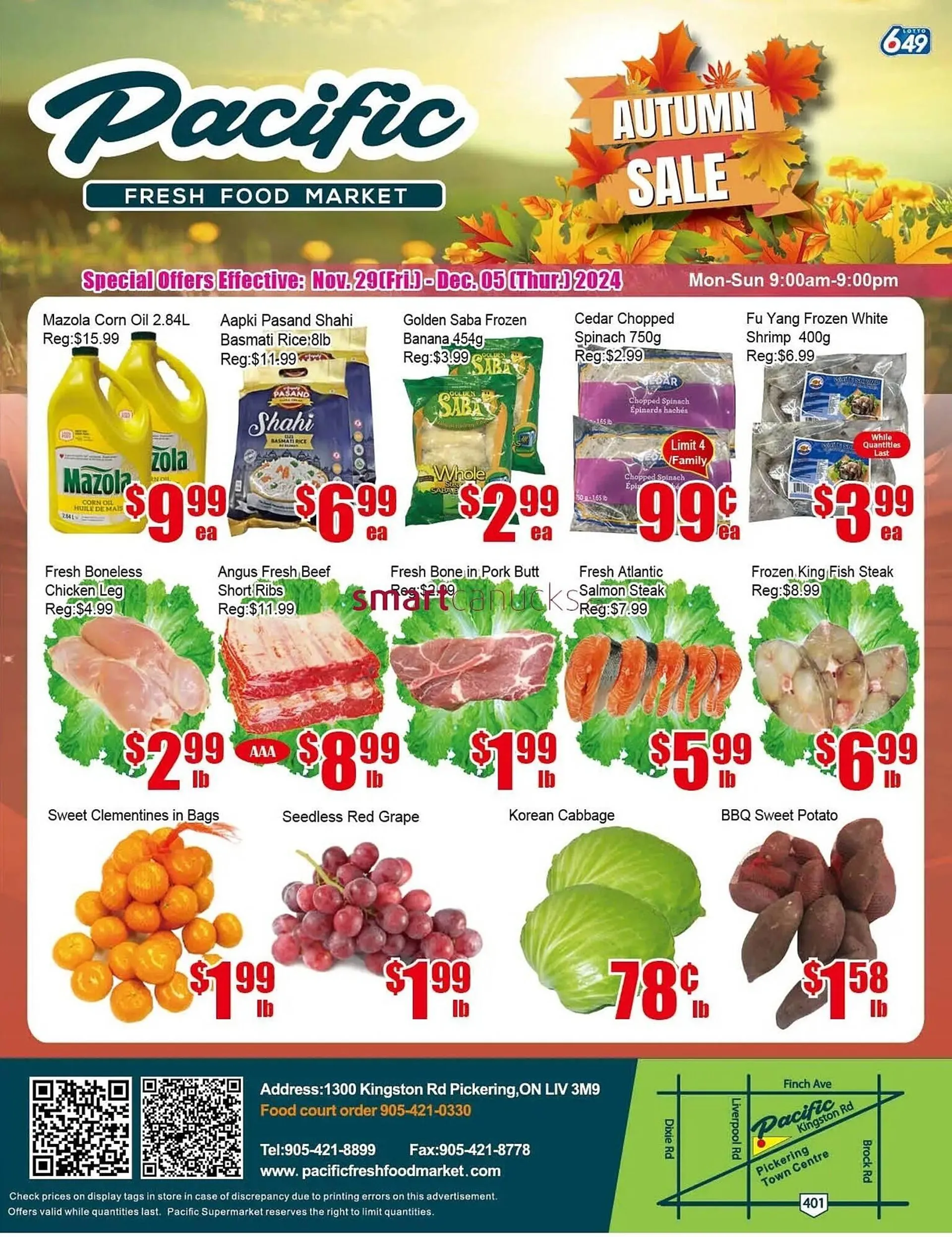 New Pacific Supermarket flyer - 1