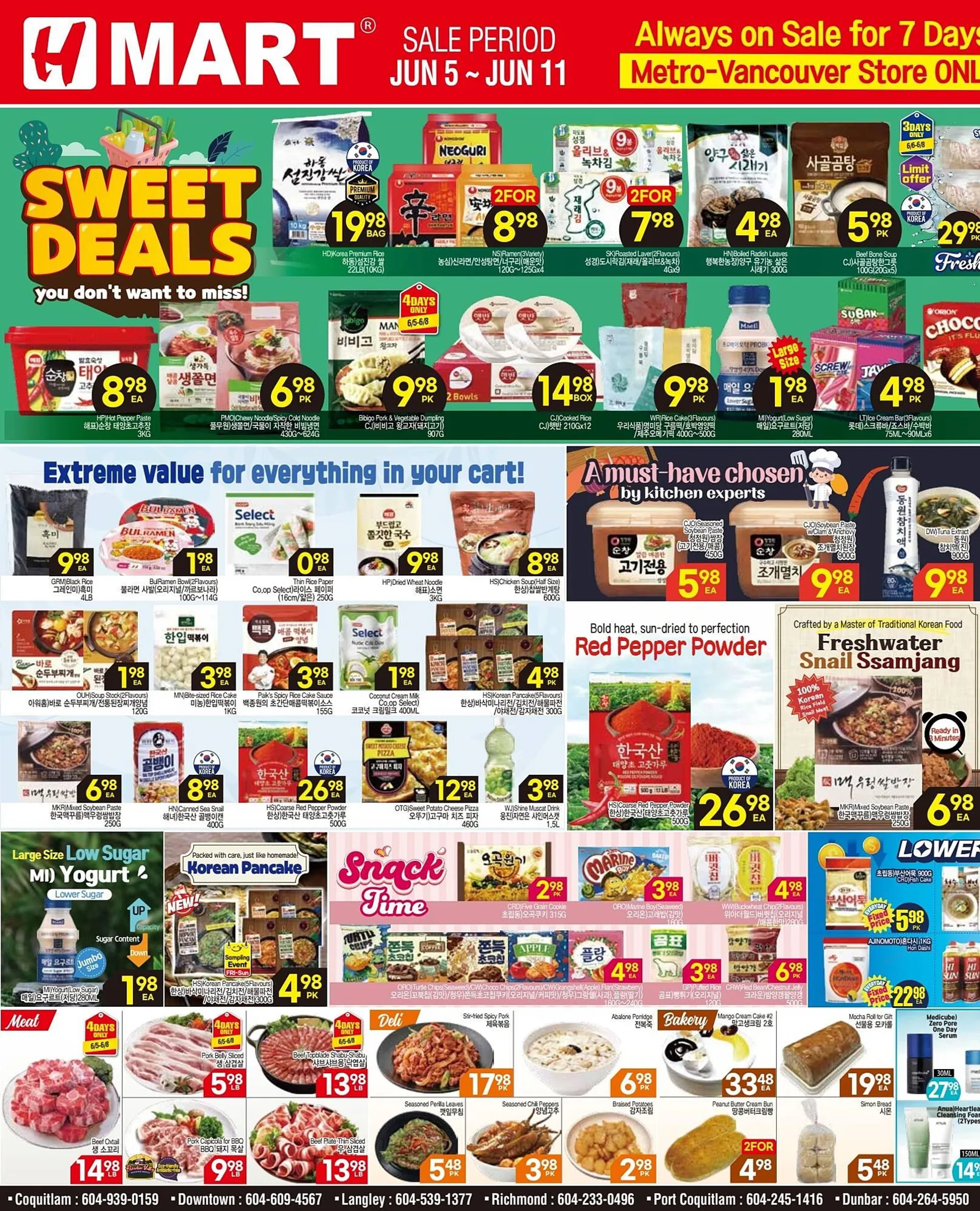 H-Mart flyer from June 5 to June 11 2025 - flyer page 1