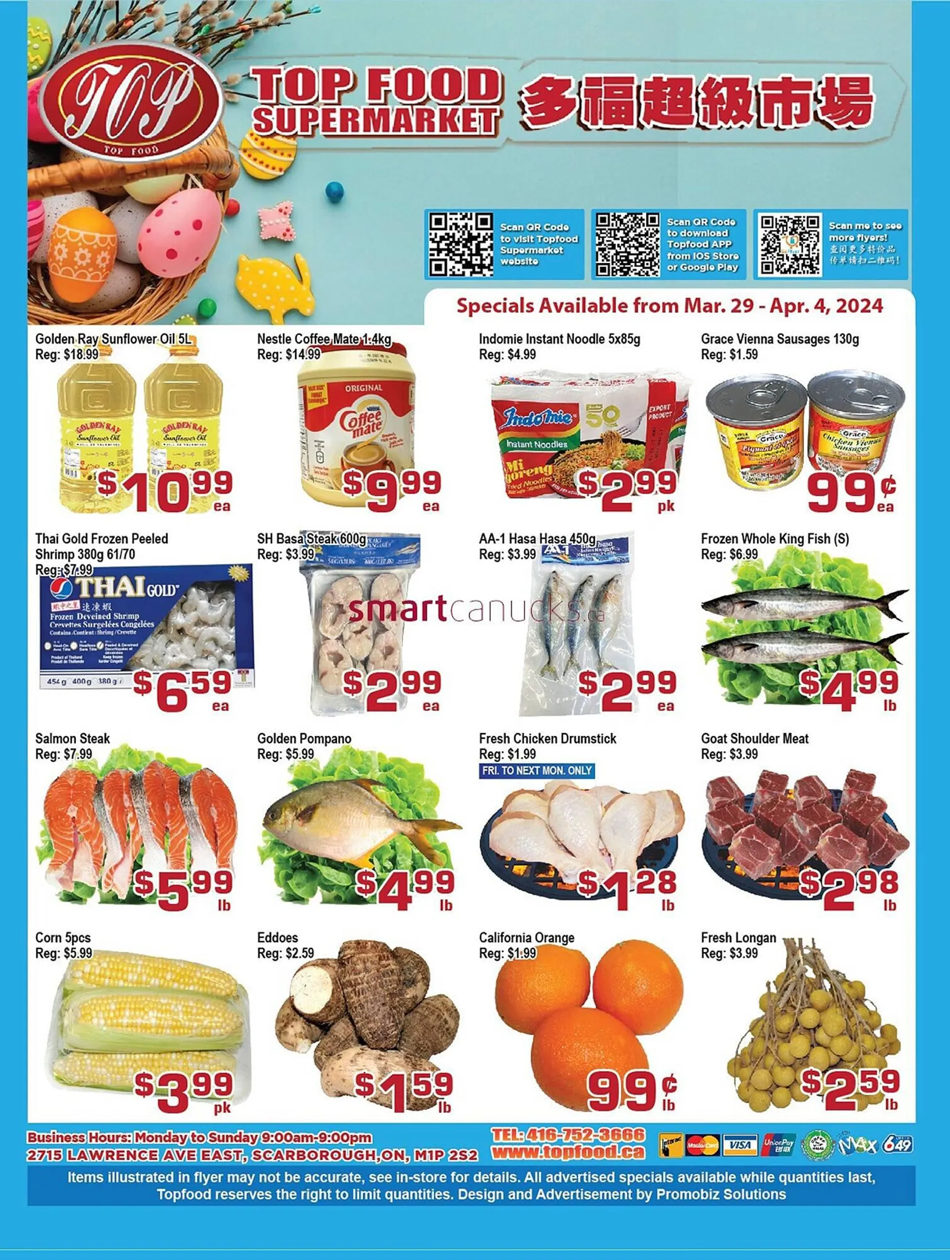 Top Food Supermarket flyer from March 29 to April 4 2024 - flyer page 