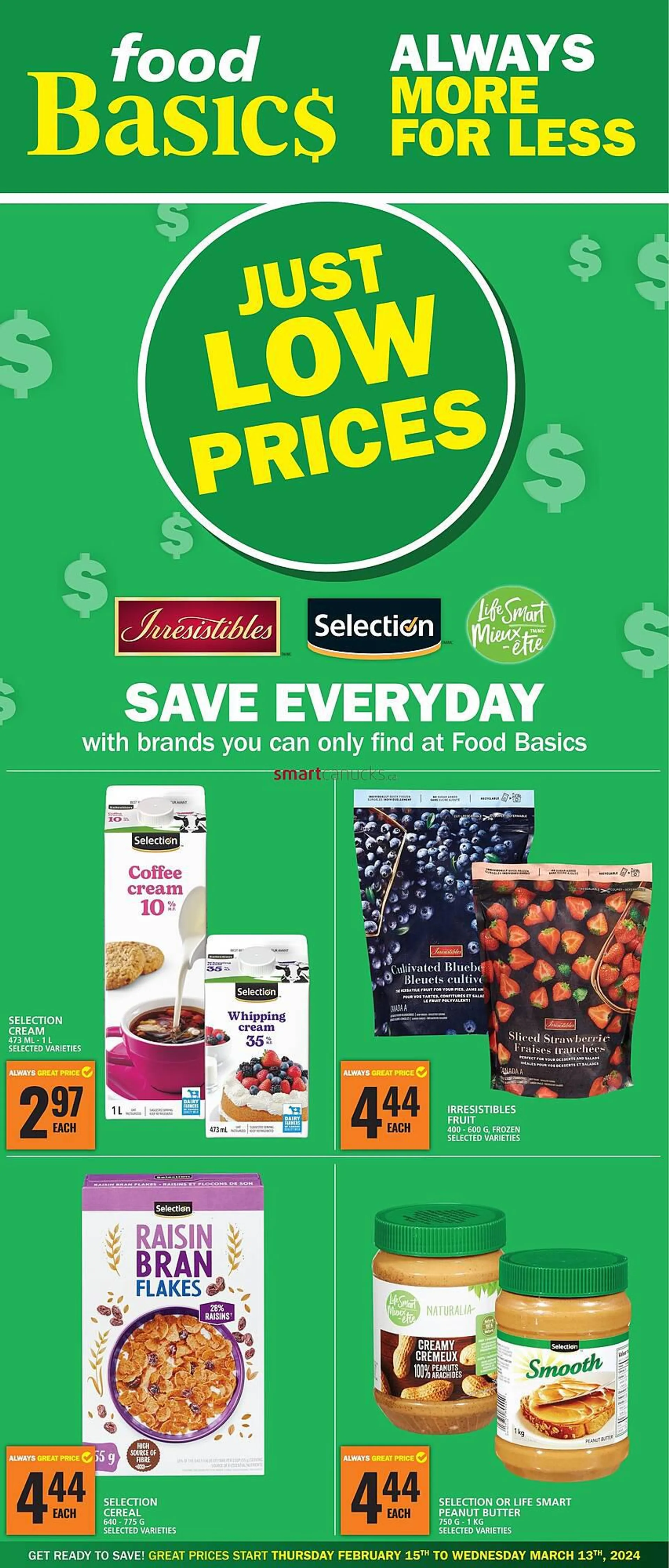 Food Basics flyer from February 15 to February 21 2024 - flyer page 