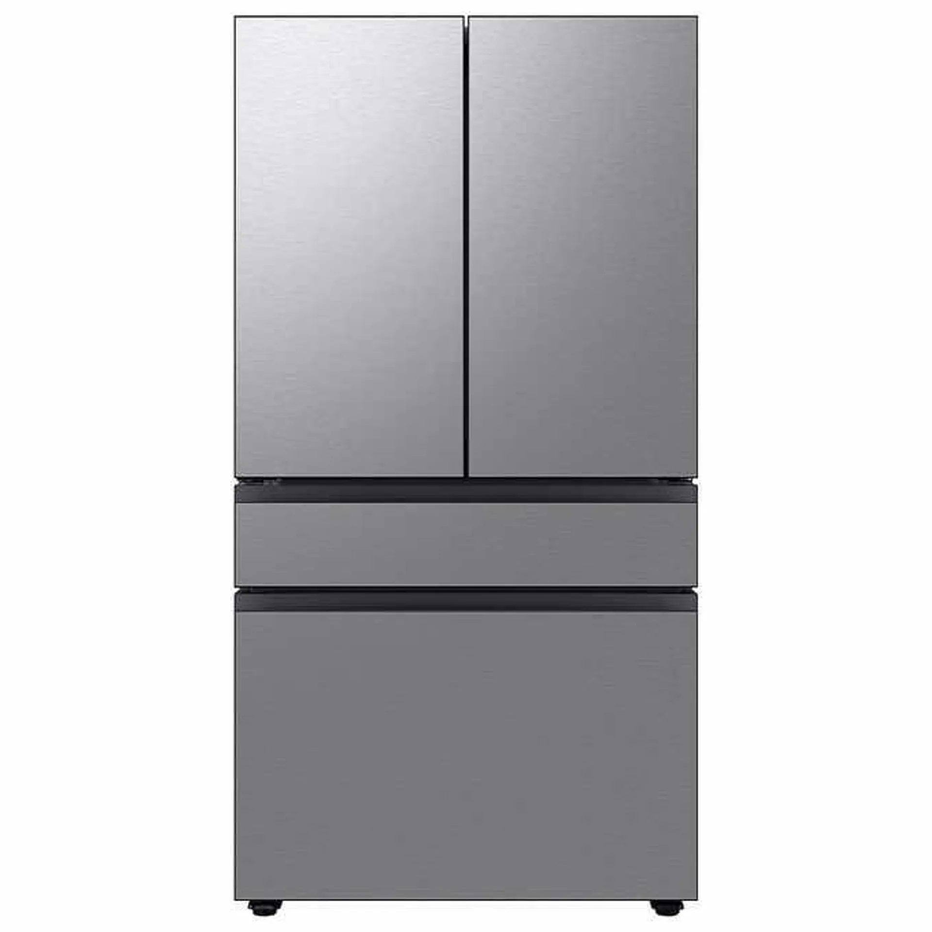 Samsung BESPOKE 36 in. 22.9 cu. ft. Stainless Steel 4 Door French Door Counter Depth Refrigerator with Interior Water Dispenser and Autofill Pitcher