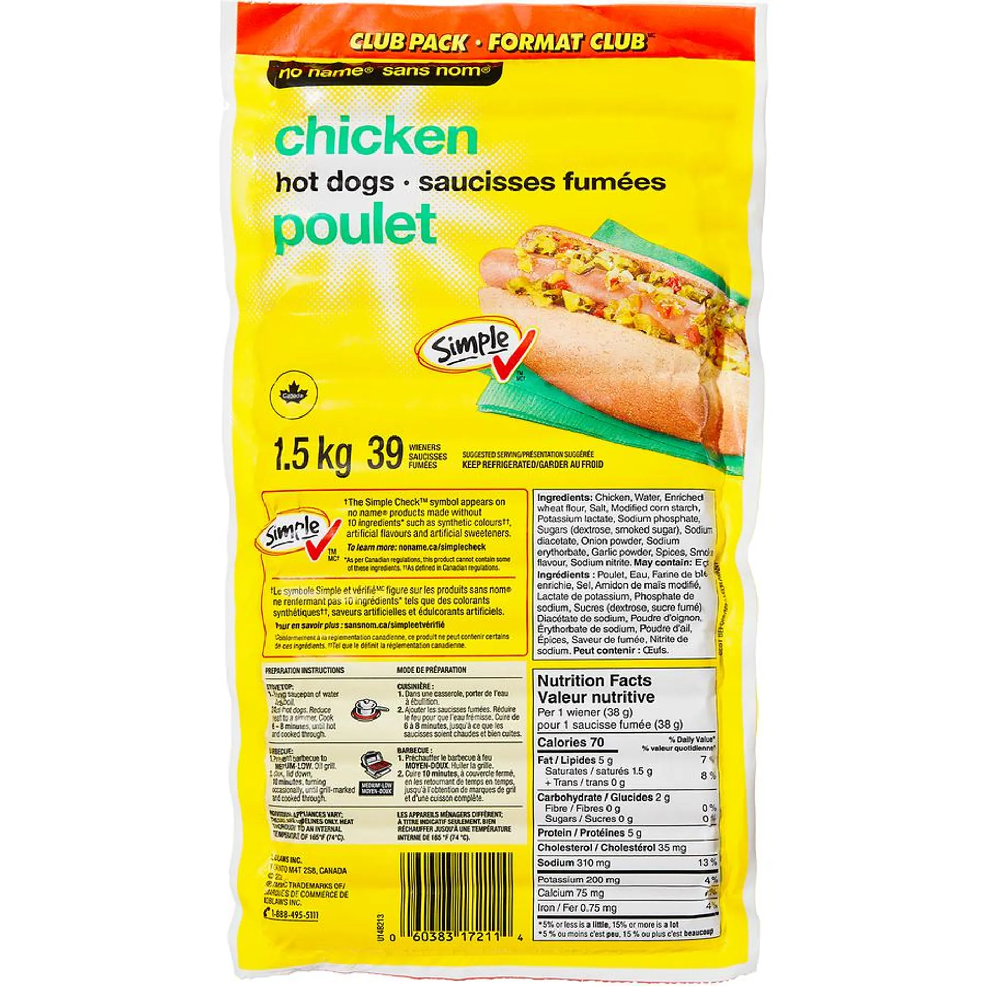 Hot Dogs Chicken Club Pack