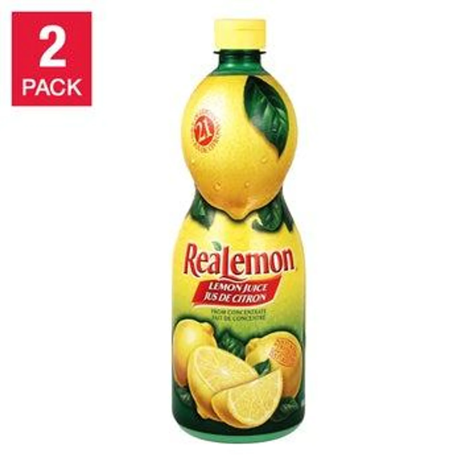 ReaLemon Lemon Juice, 2 × 945 mL