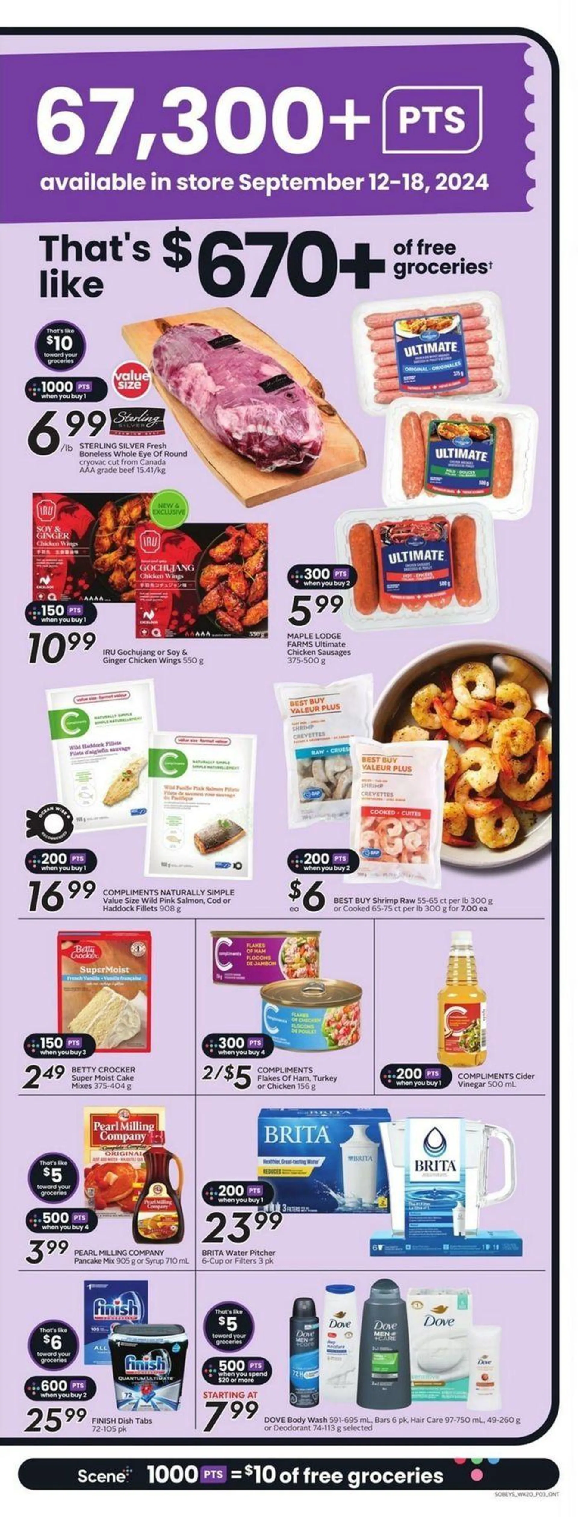 Sobeys Weekly ad from September 12 to September 18 2024 - flyer page 18