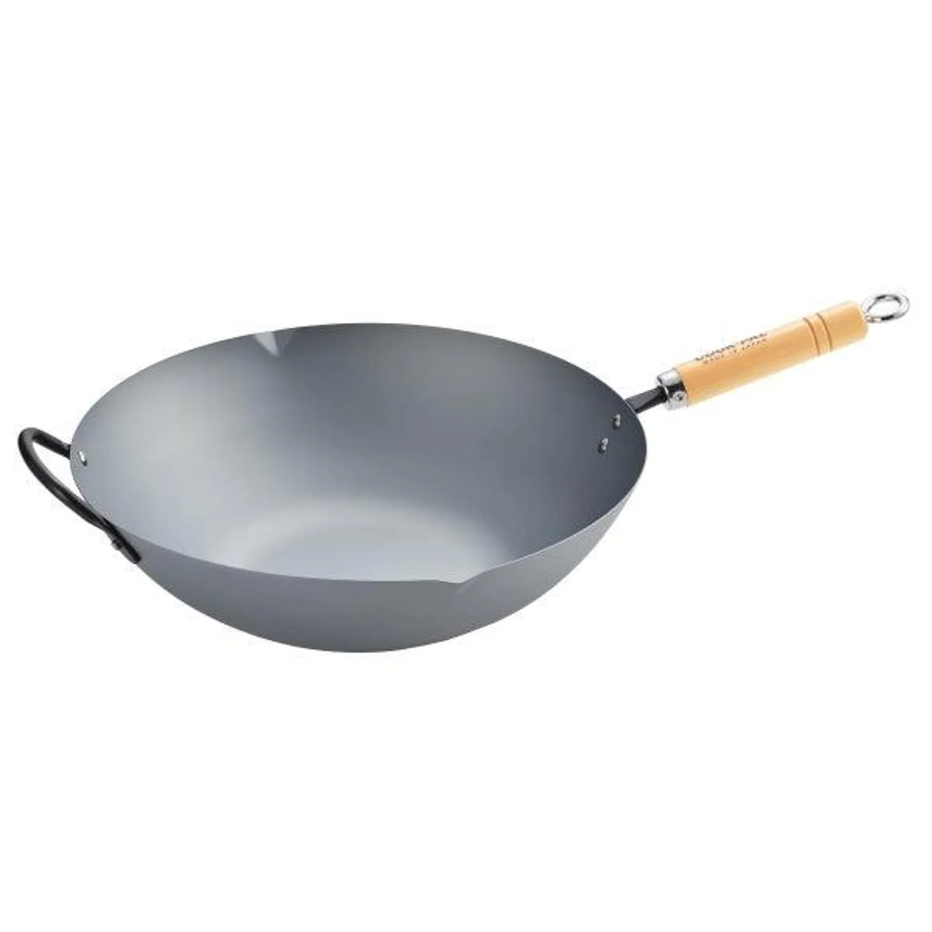 COOK PAL Carbon Steel Wok, 36 cm (14.2 in.)