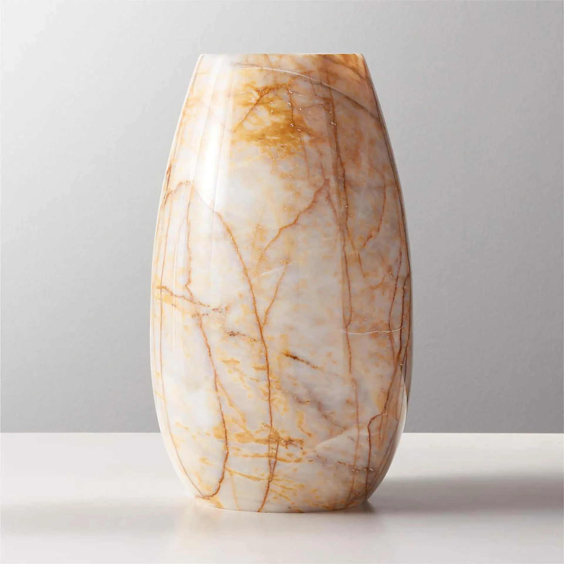 Reign Golden Marble Vase