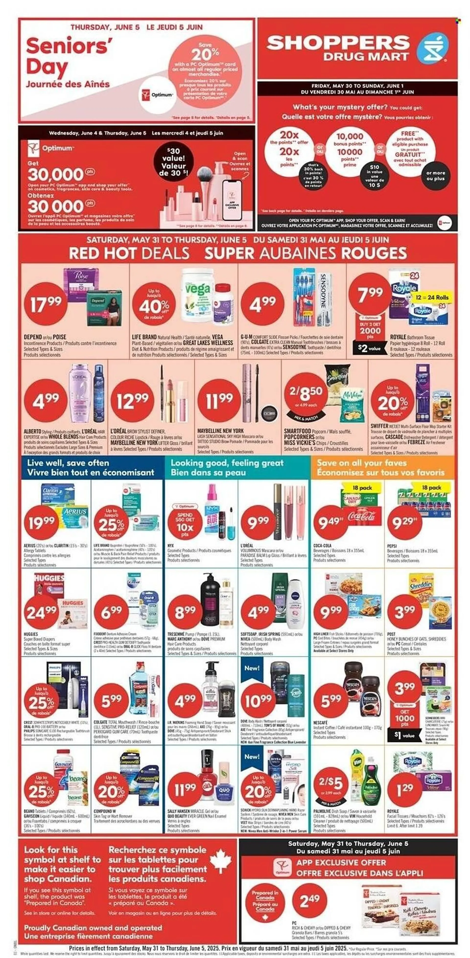 Shoppers Drug Mart flyer from May 31 to June 5 2025 - flyer page 1