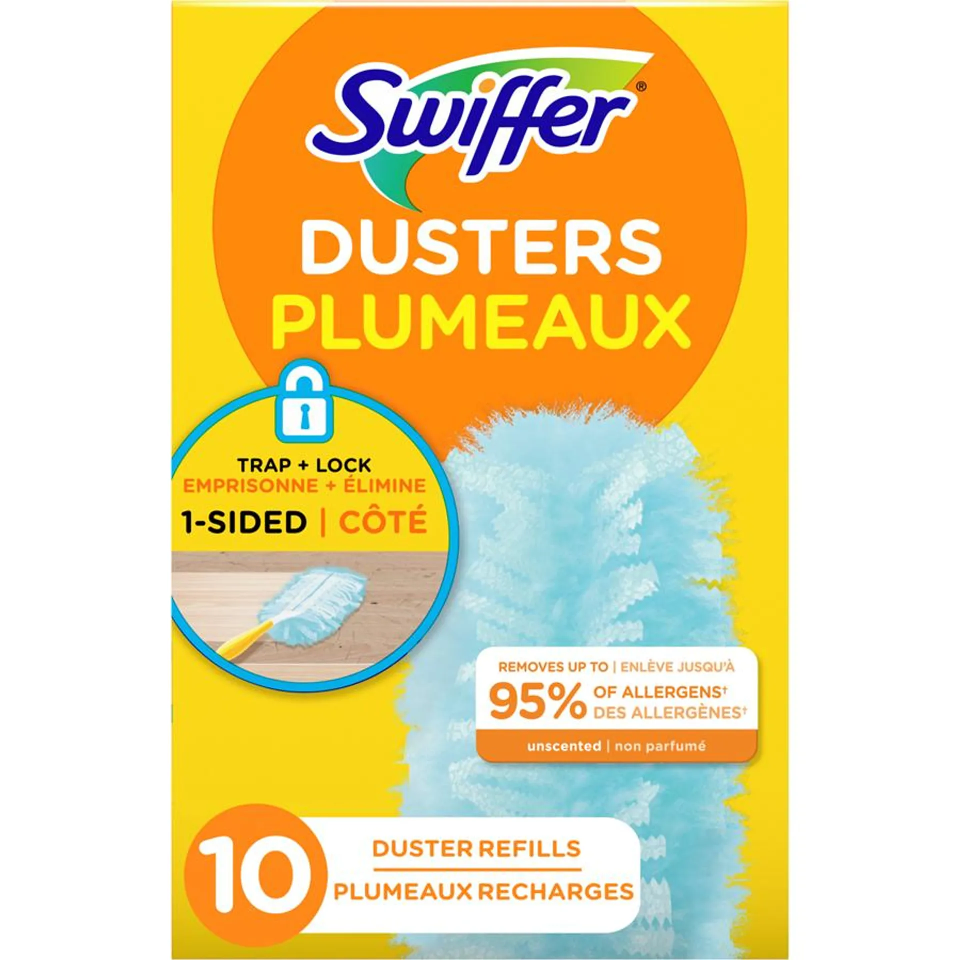 Dusters Multi-Surface Duster Refills for Cleaning, Unscented, 10 count