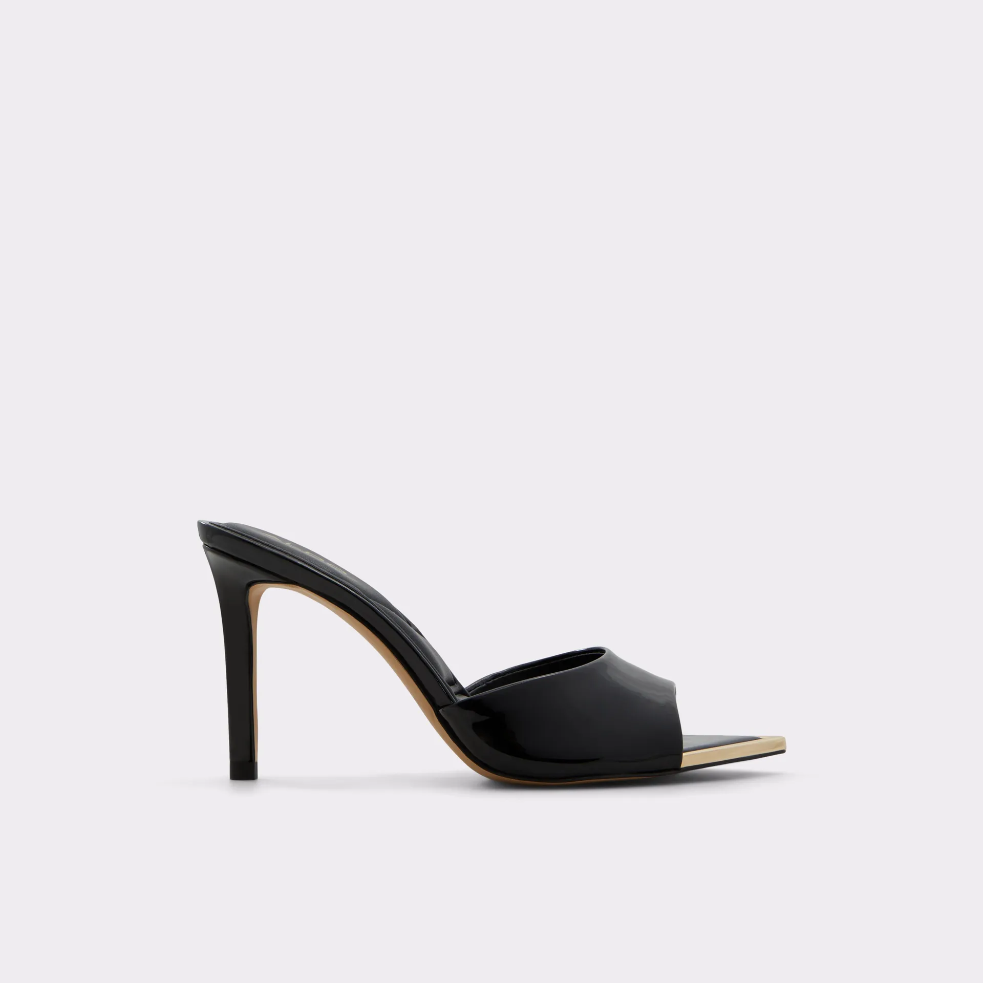 Mule - Black stiletto heel