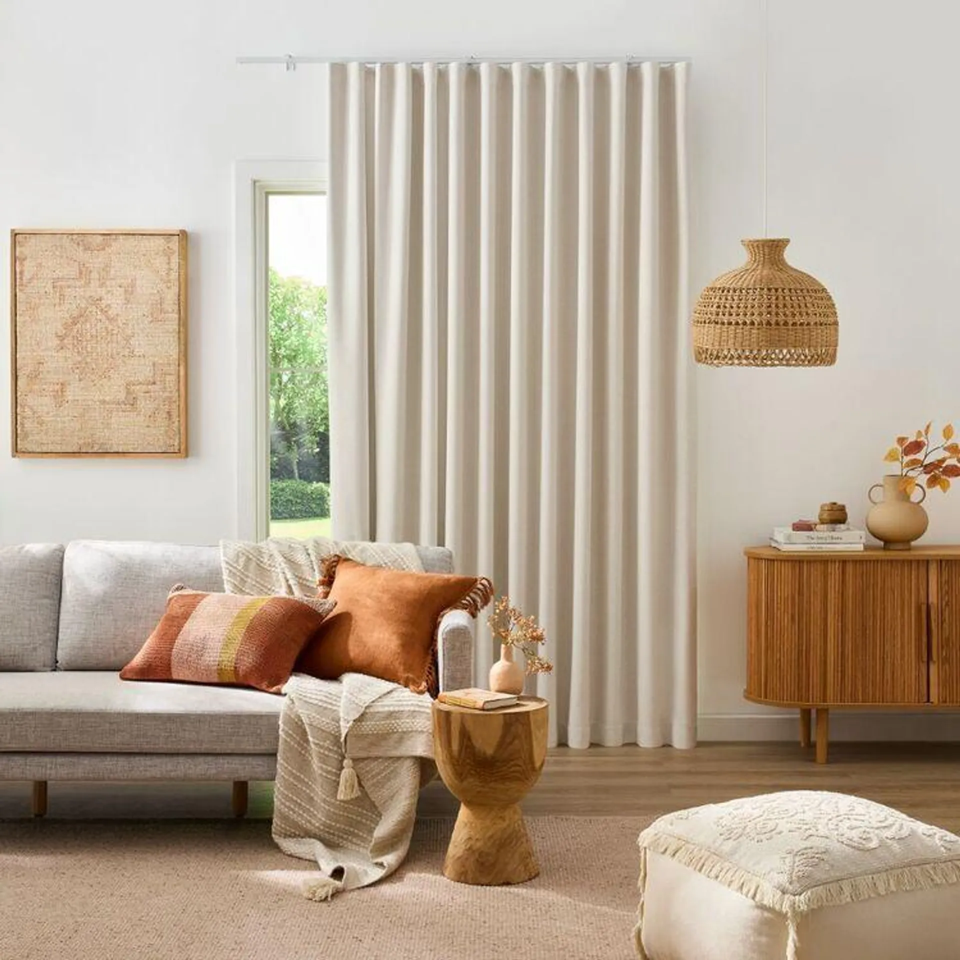 Henley Blockout S Fold Curtain Oat