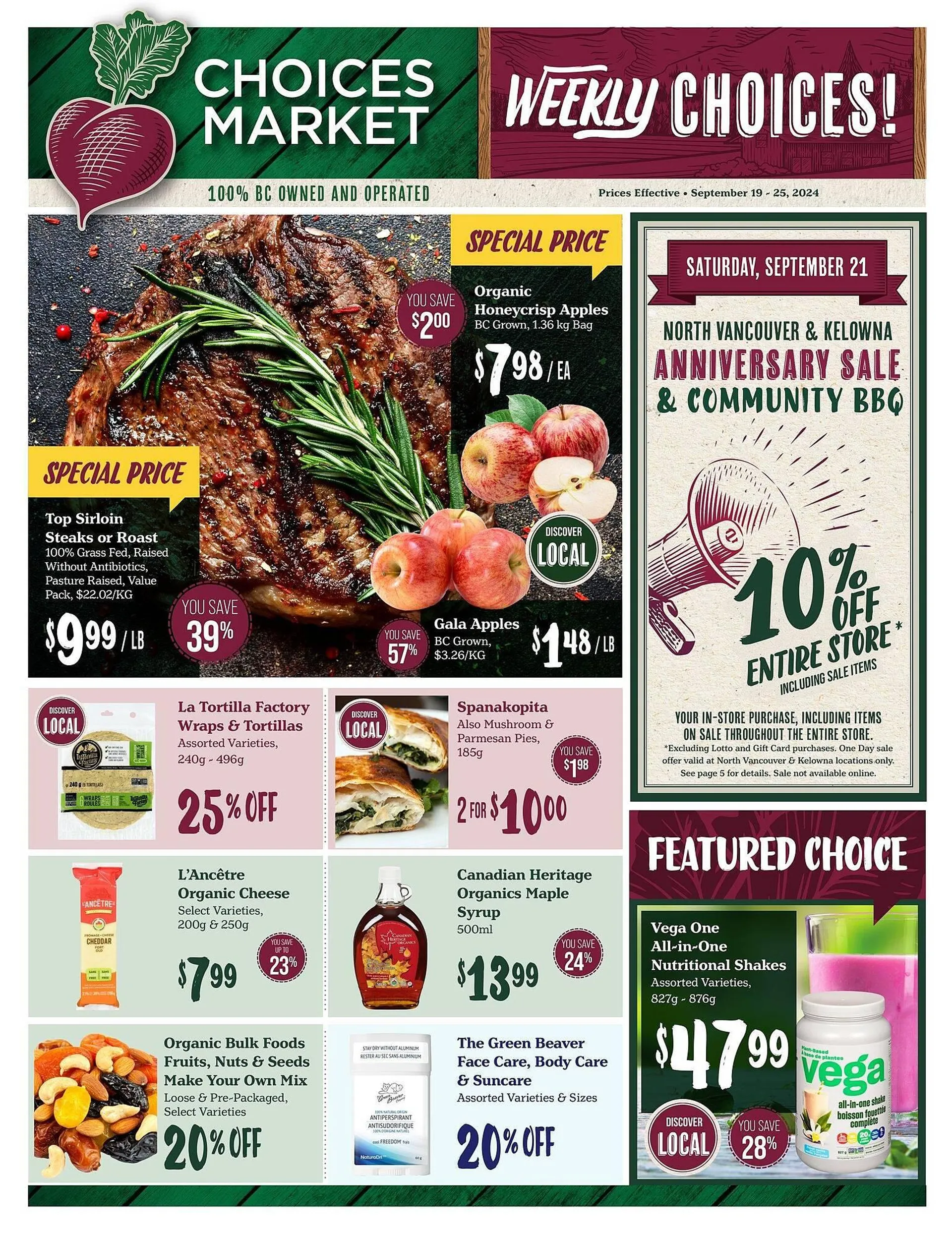 Choices Market flyer - 1