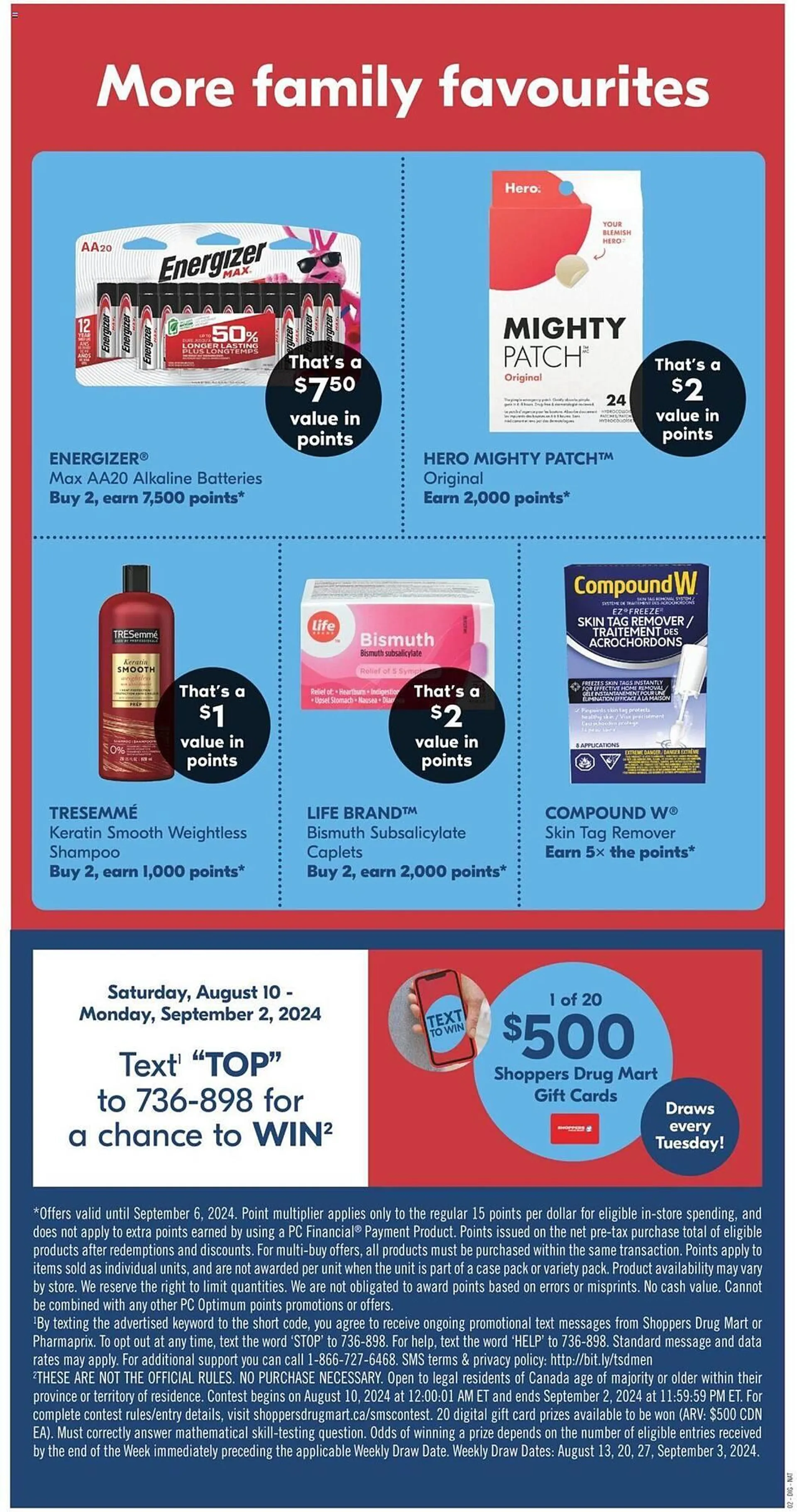 Shoppers Drug Mart flyer from August 24 to August 29 2024 - flyer page 25