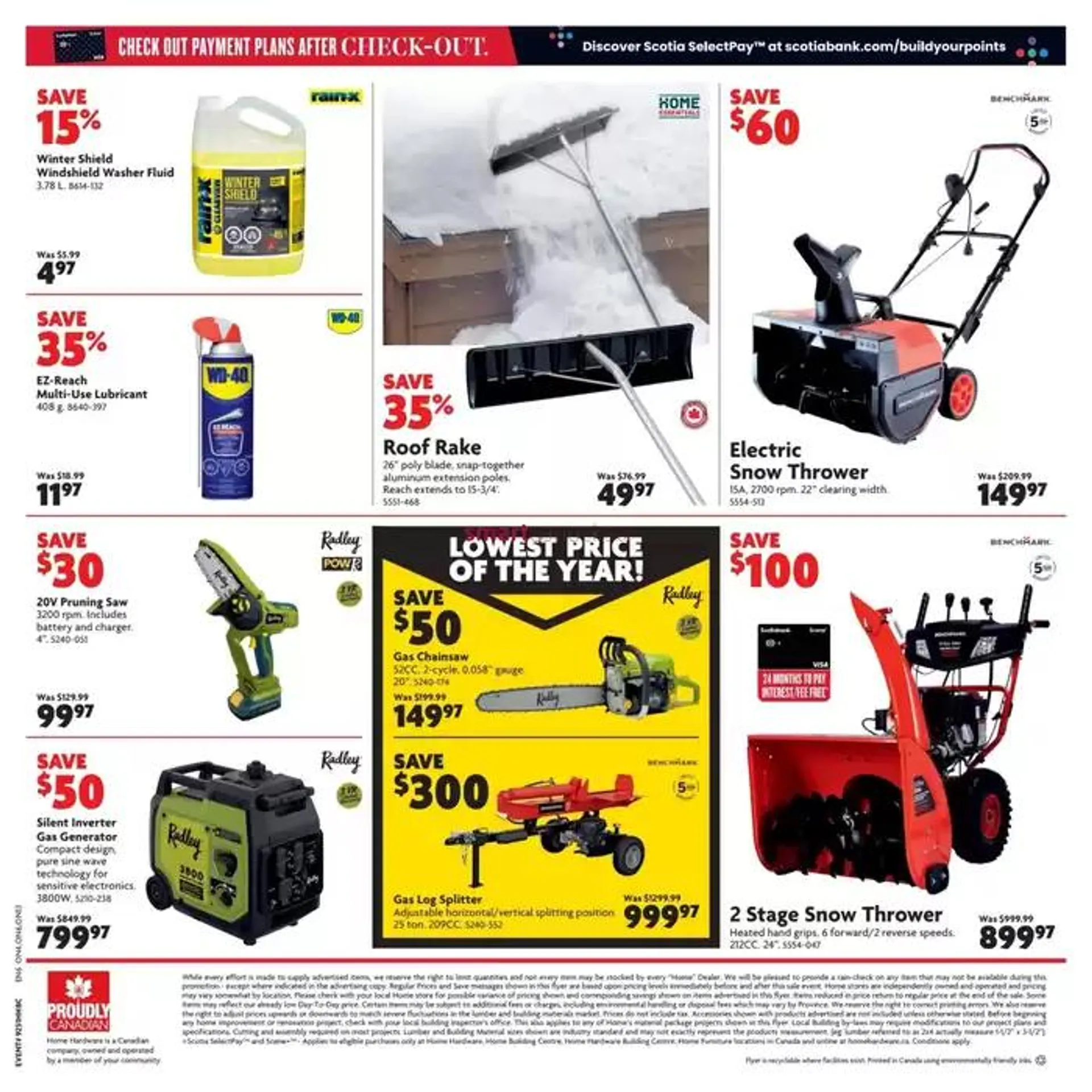 Home Hardware weekly flyer from December 18 to January 1 2025 - flyer page 3