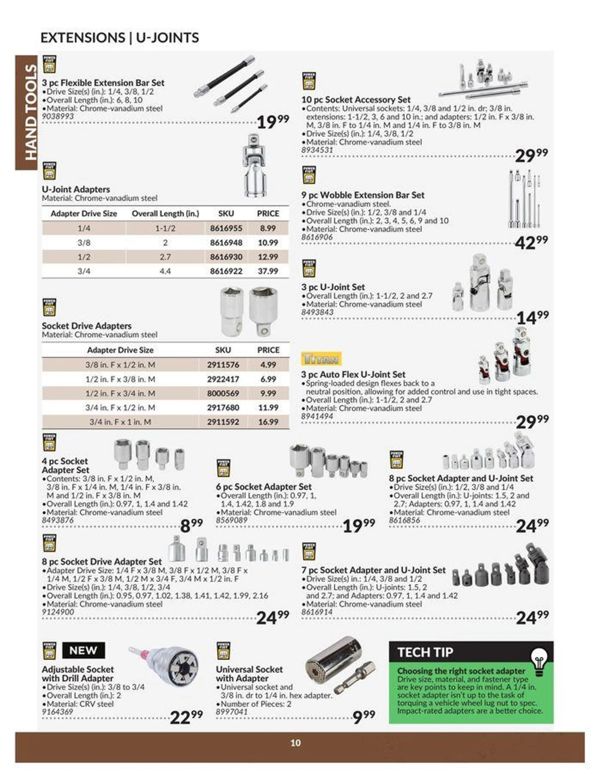 Hand Tools Catalogue from April 23 to April 22 2025 - flyer page 10