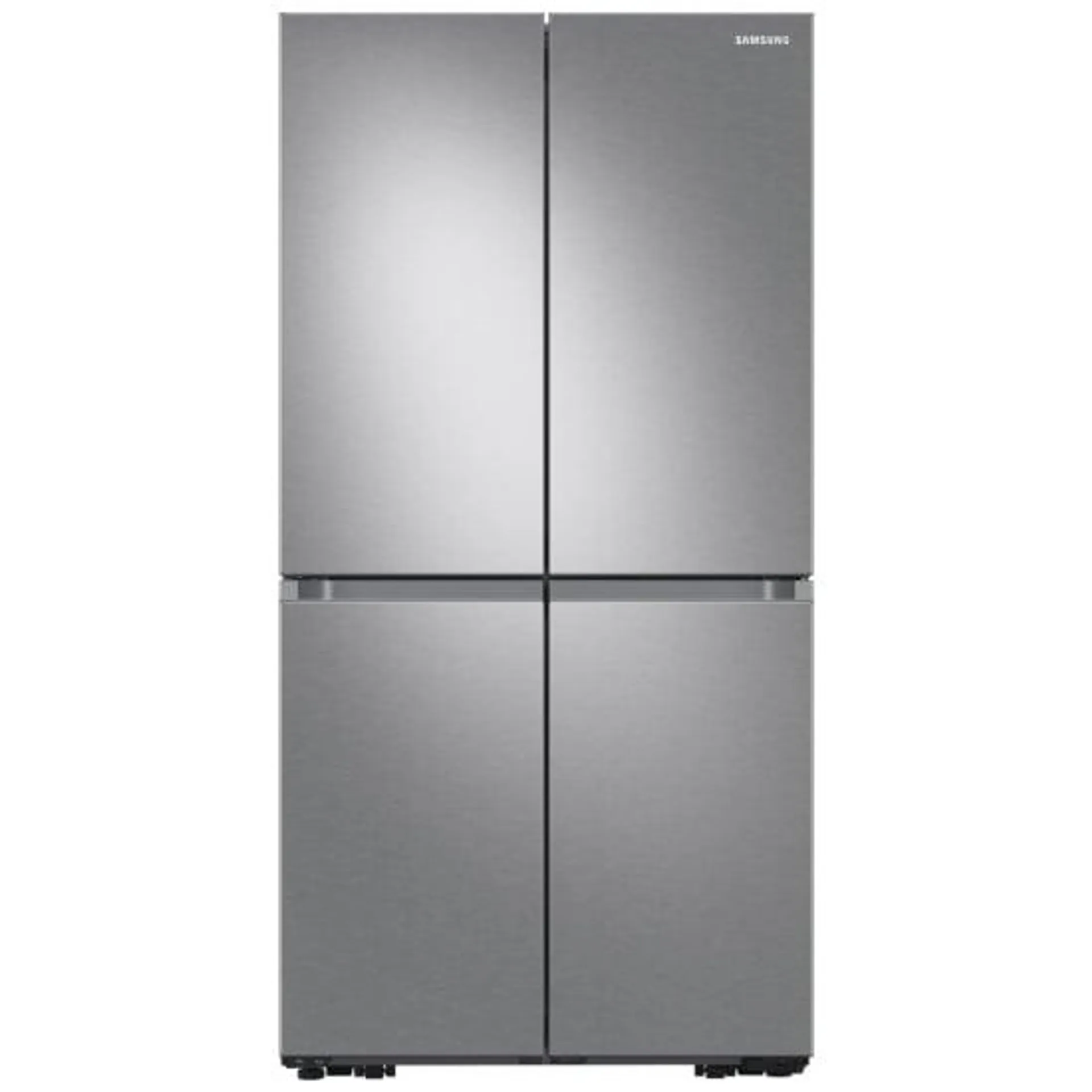 Samsung RF23A9671SR - RF23A9671SR/AC French Door Refrigerator, 36 inch Width, ENERGY STAR Certified, Counter Depth, 23.0 cu. ft. Capacity, Stainless Steel colour Triple Cooling System, Metal Cooling Interior, Beverage Centre, Dual Flex Zone